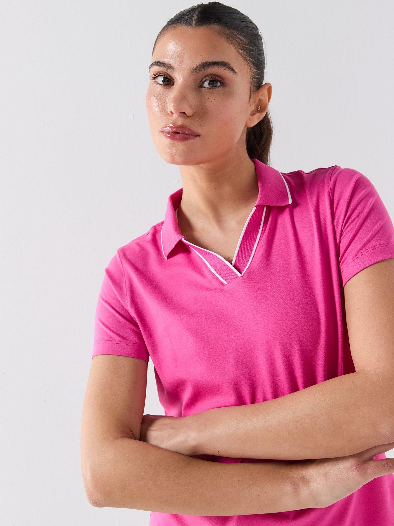 puma-womens-golf-cloudspun-essentials-short-sleeve-polo-shirt-pinkoutfit