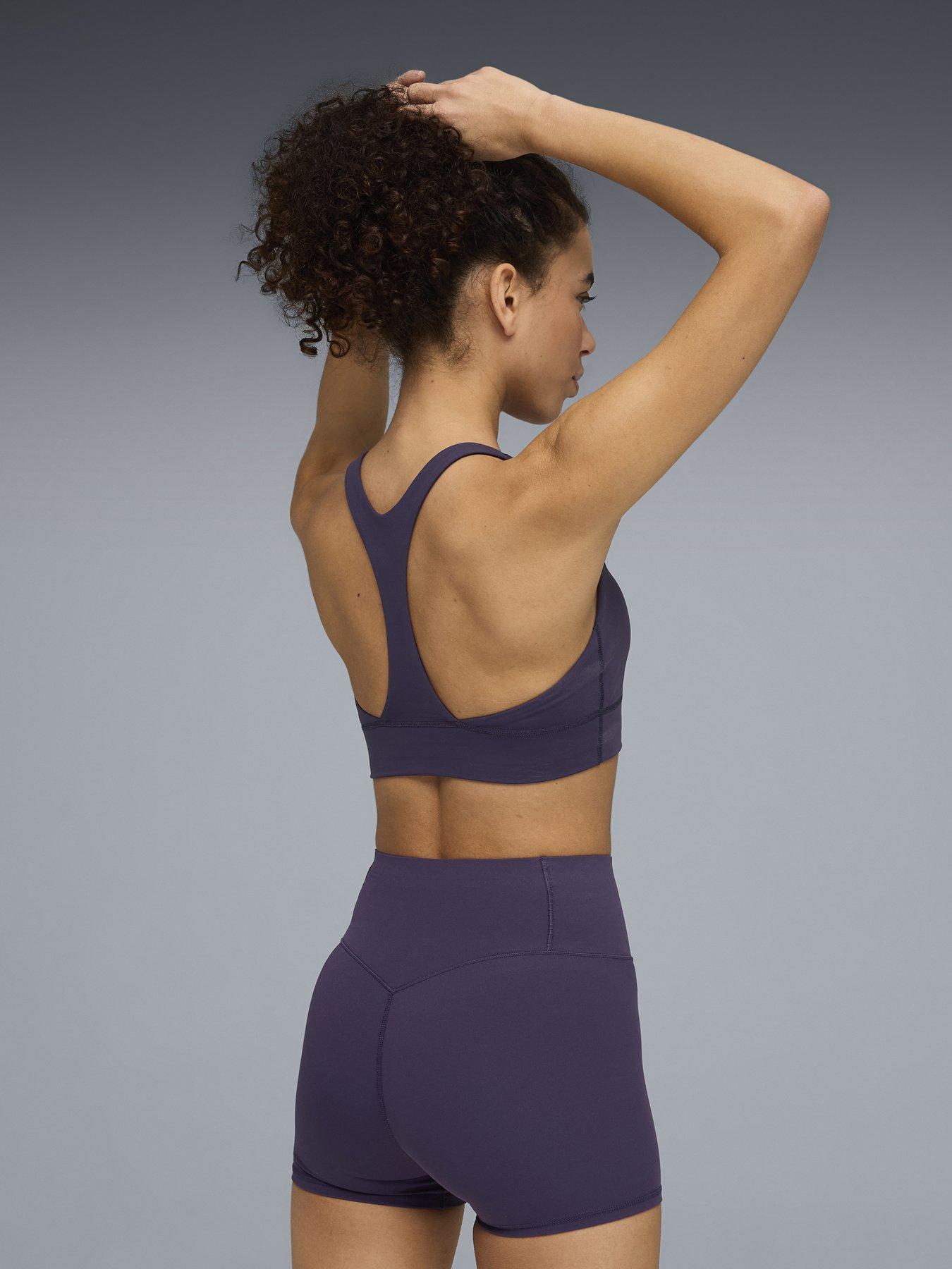 Image 2 of 6 of Puma Womens Training X Hyrox Shapeluxe High Neck Bra - Purple
