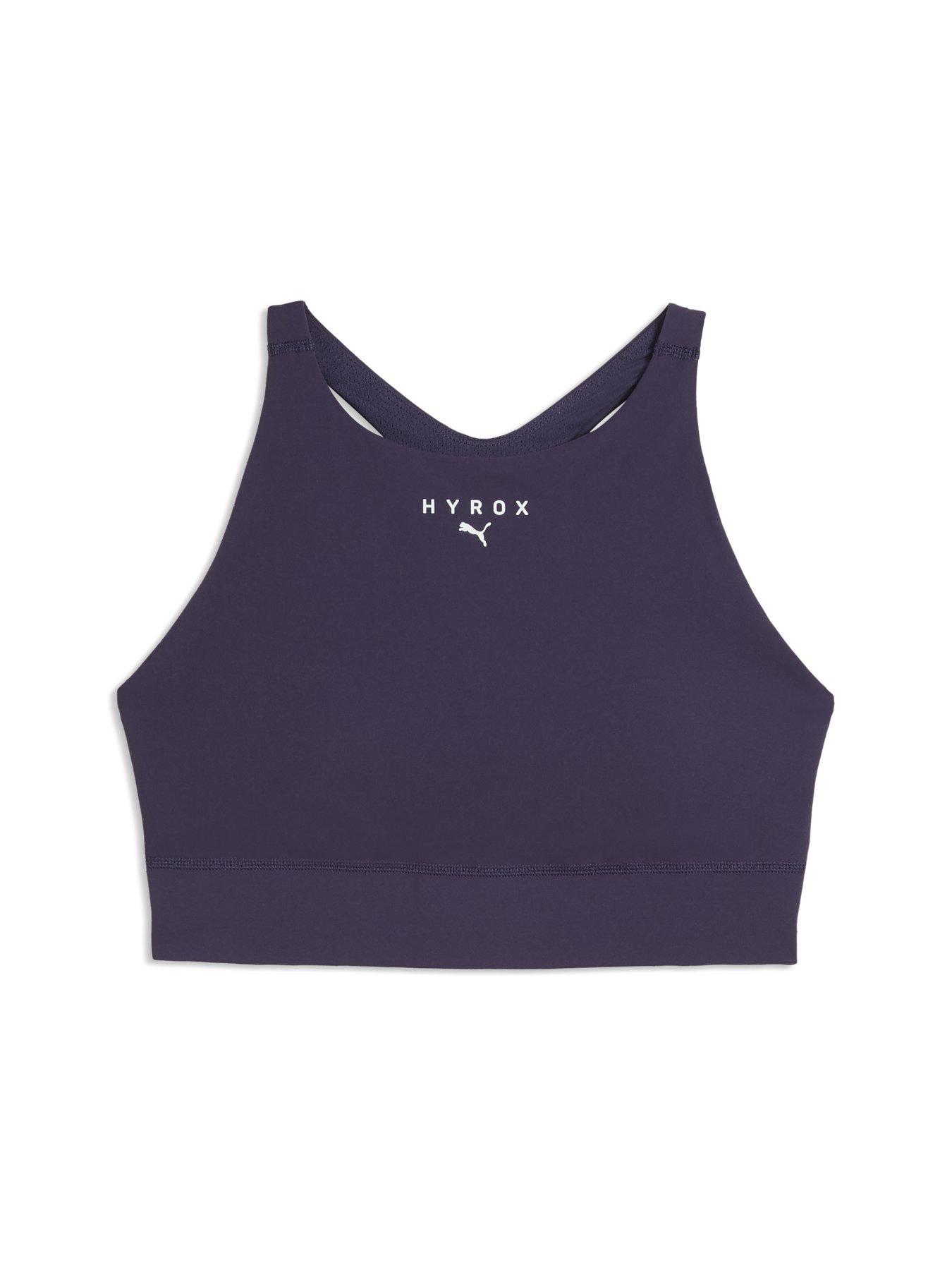 Image 5 of 6 of Puma Womens Training X Hyrox Shapeluxe High Neck Bra - Purple