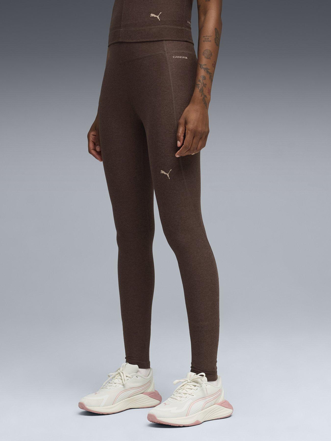 puma-womens-training-cloudspun-high-waist-tights-brown
