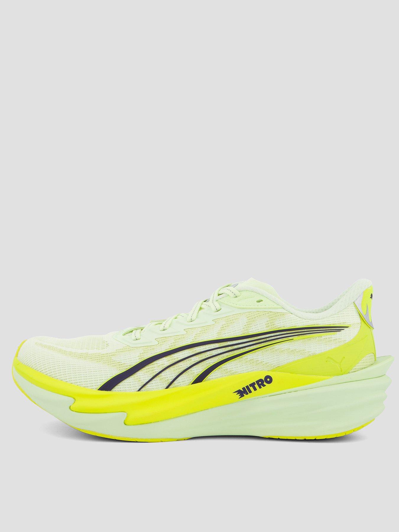 puma-womens-running-deviate-nitro-4-trainers-yellowfront