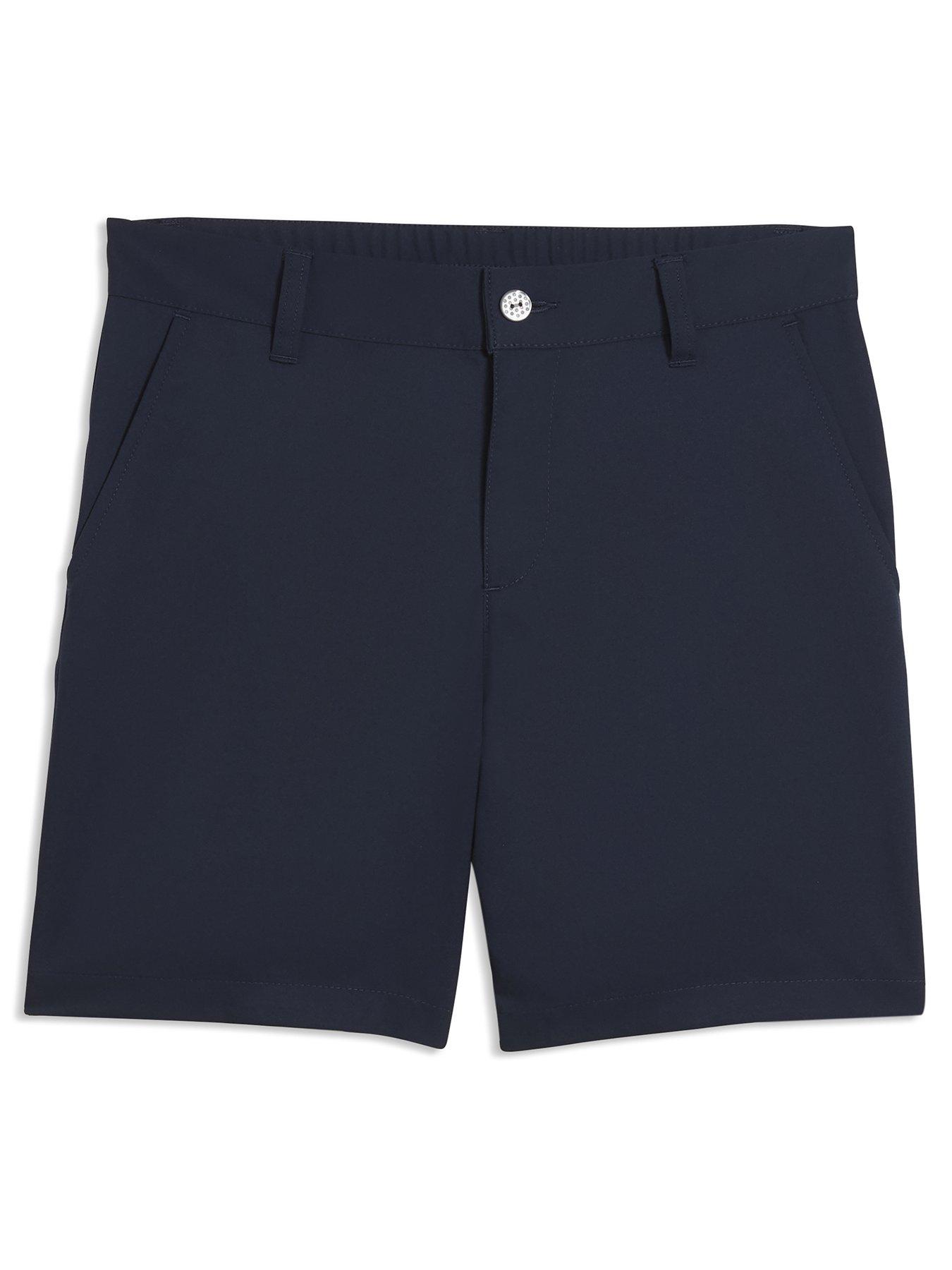 puma-junior-boys-golf-short-navyfront