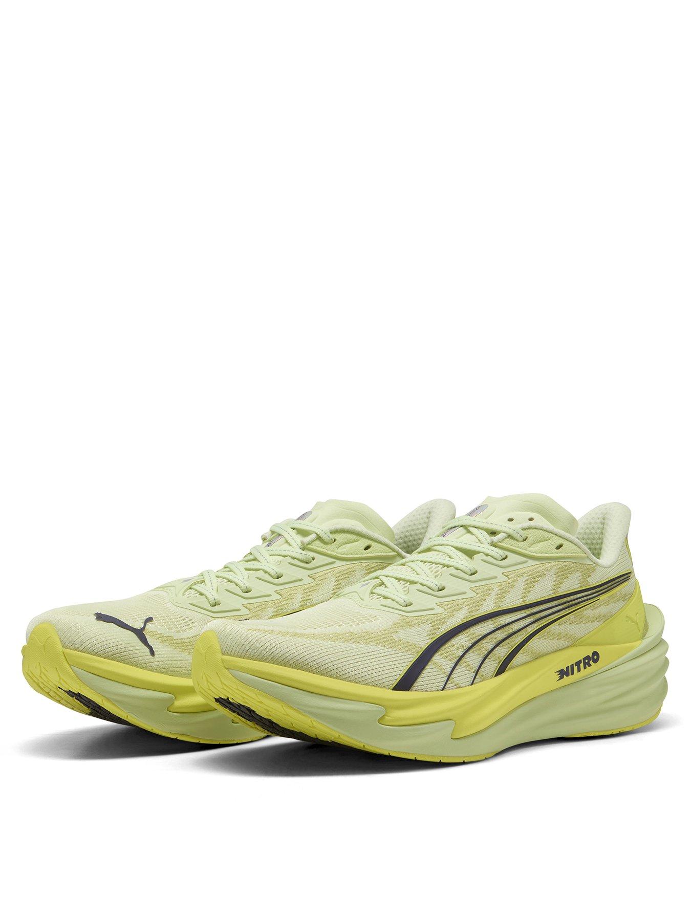 Image 2 of 6 of Puma Mens Running Deviate Nitro 4 Trainers - Yellow
