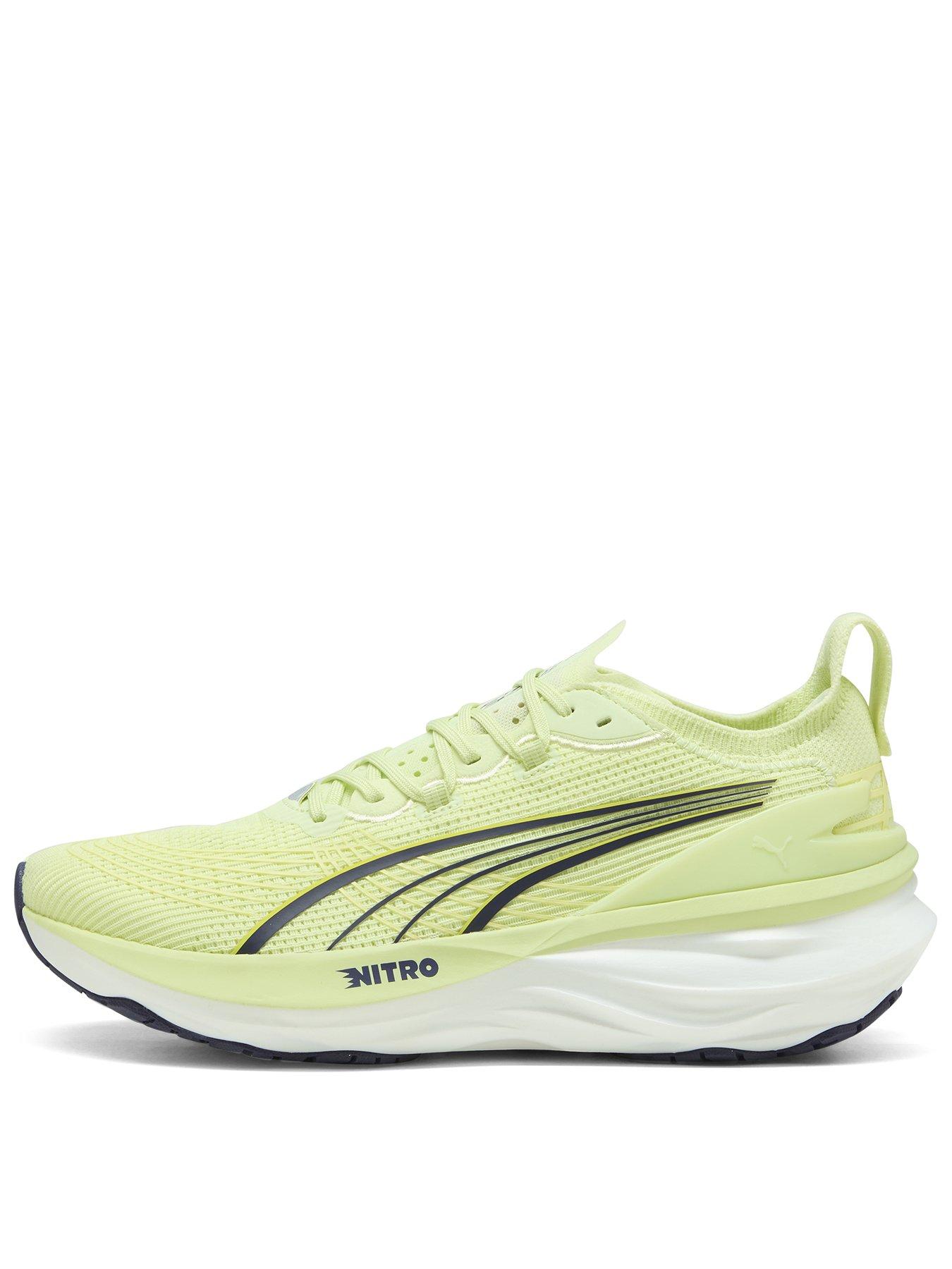 Image 1 of 6 of Puma Mens Running Foreverrun Nitro 2 Trainers - Yellow