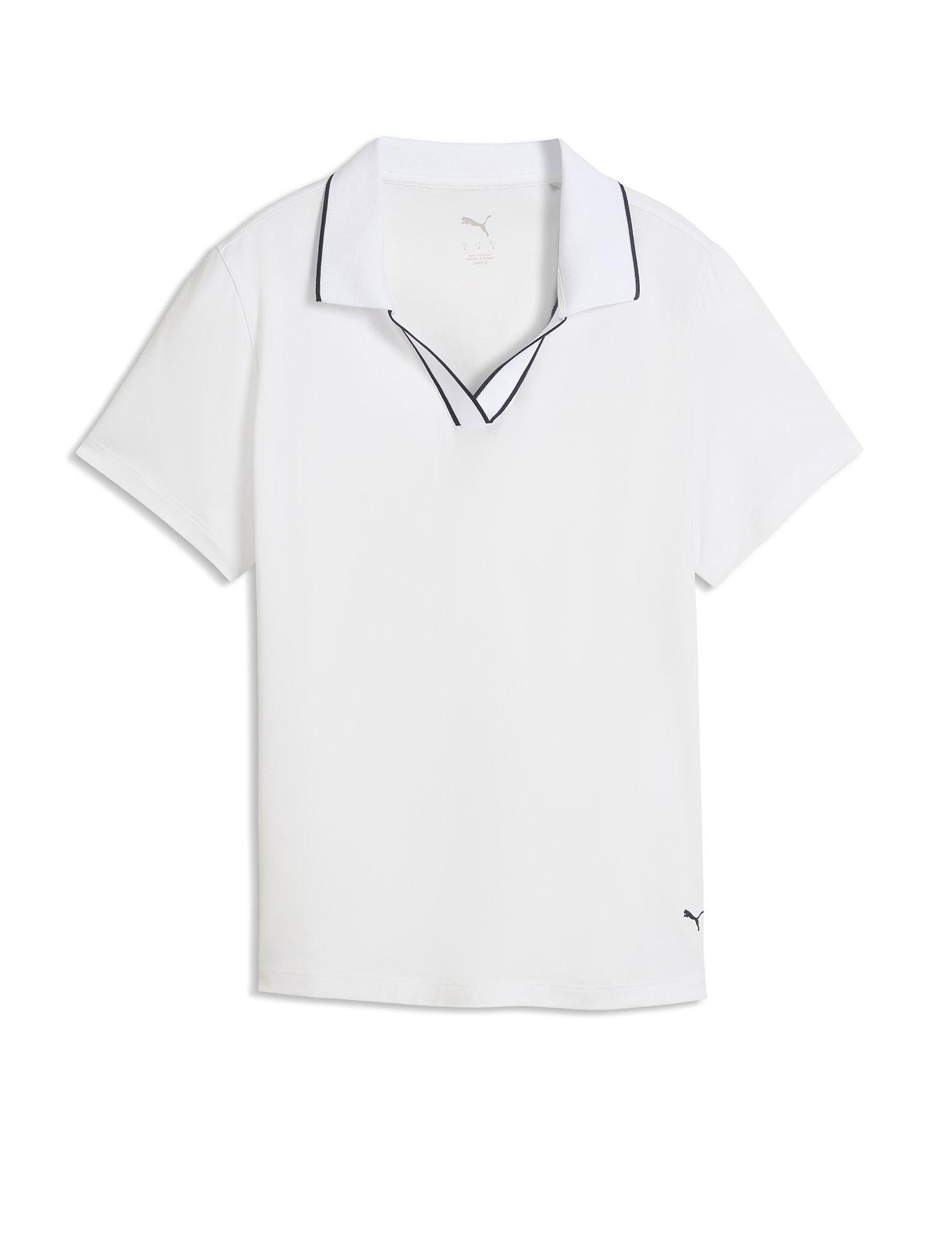puma-womens-golf-cloudspun-essential-short-sleeve-polo-shirt-whitefront