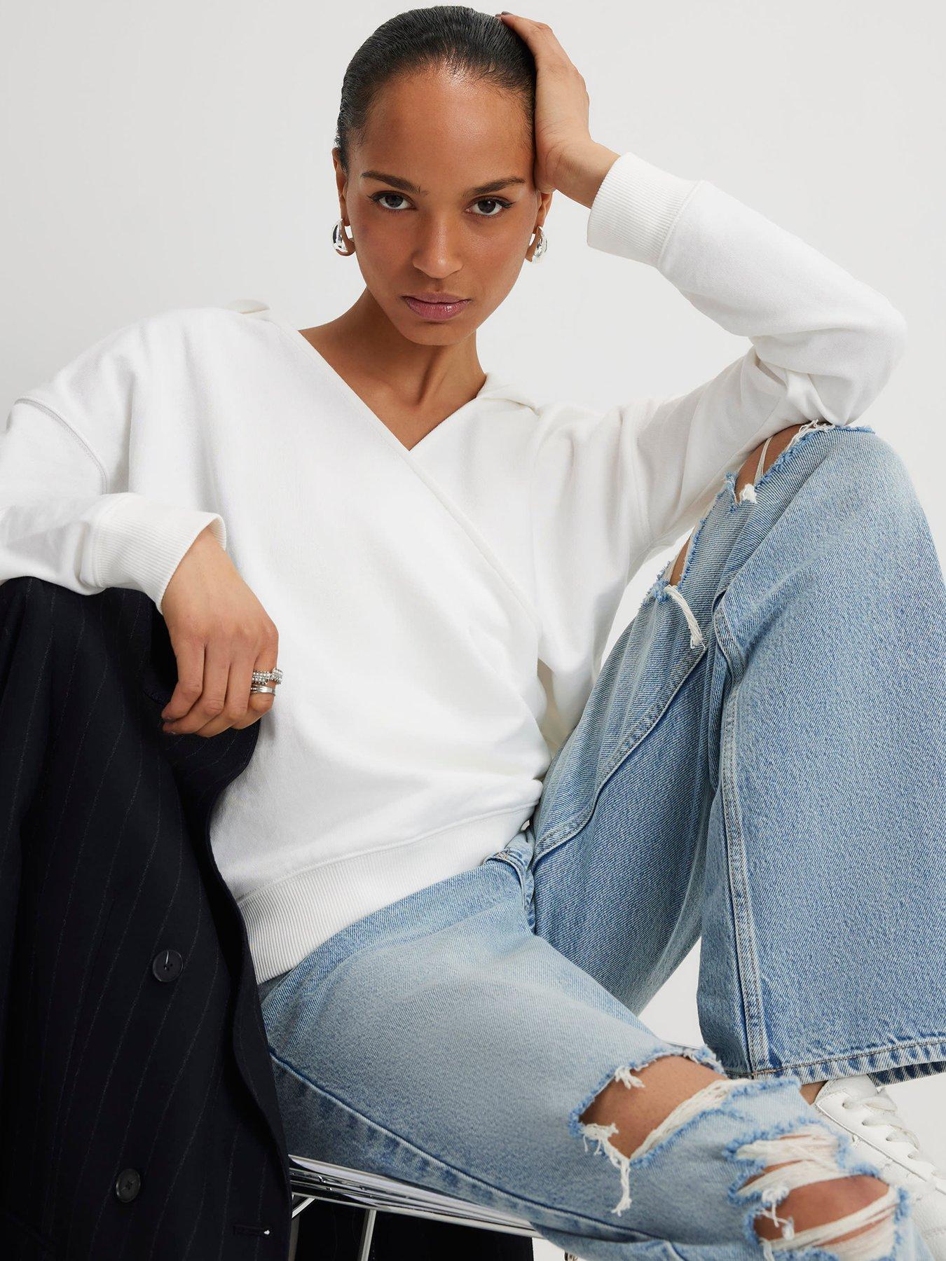 river-island-long-sleeve-wrap-front-hooded-sweatshirt-cream