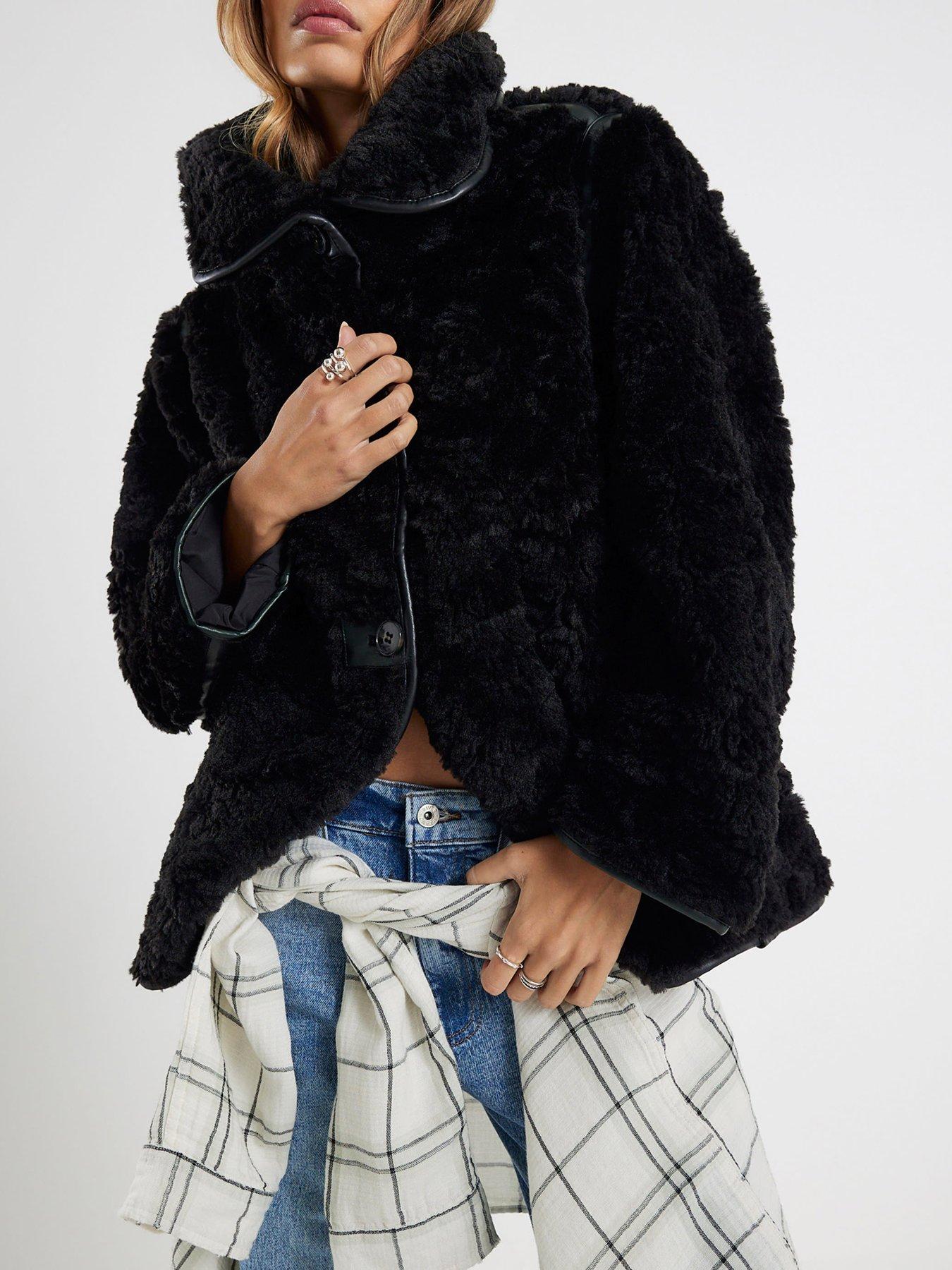 river-island-teddy-swing-coat-blackfront