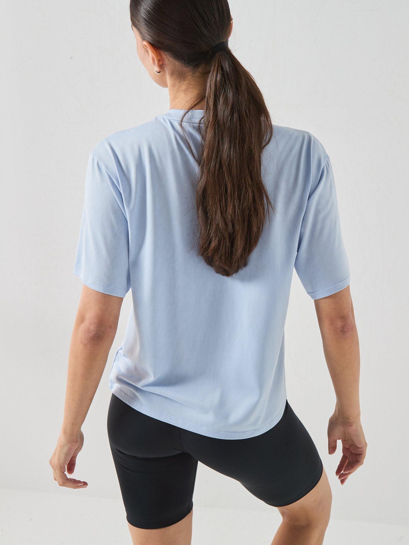 Image 2 of 5 of Puma Womens Training Tad Essential Relaxed T-Shirt - Blue