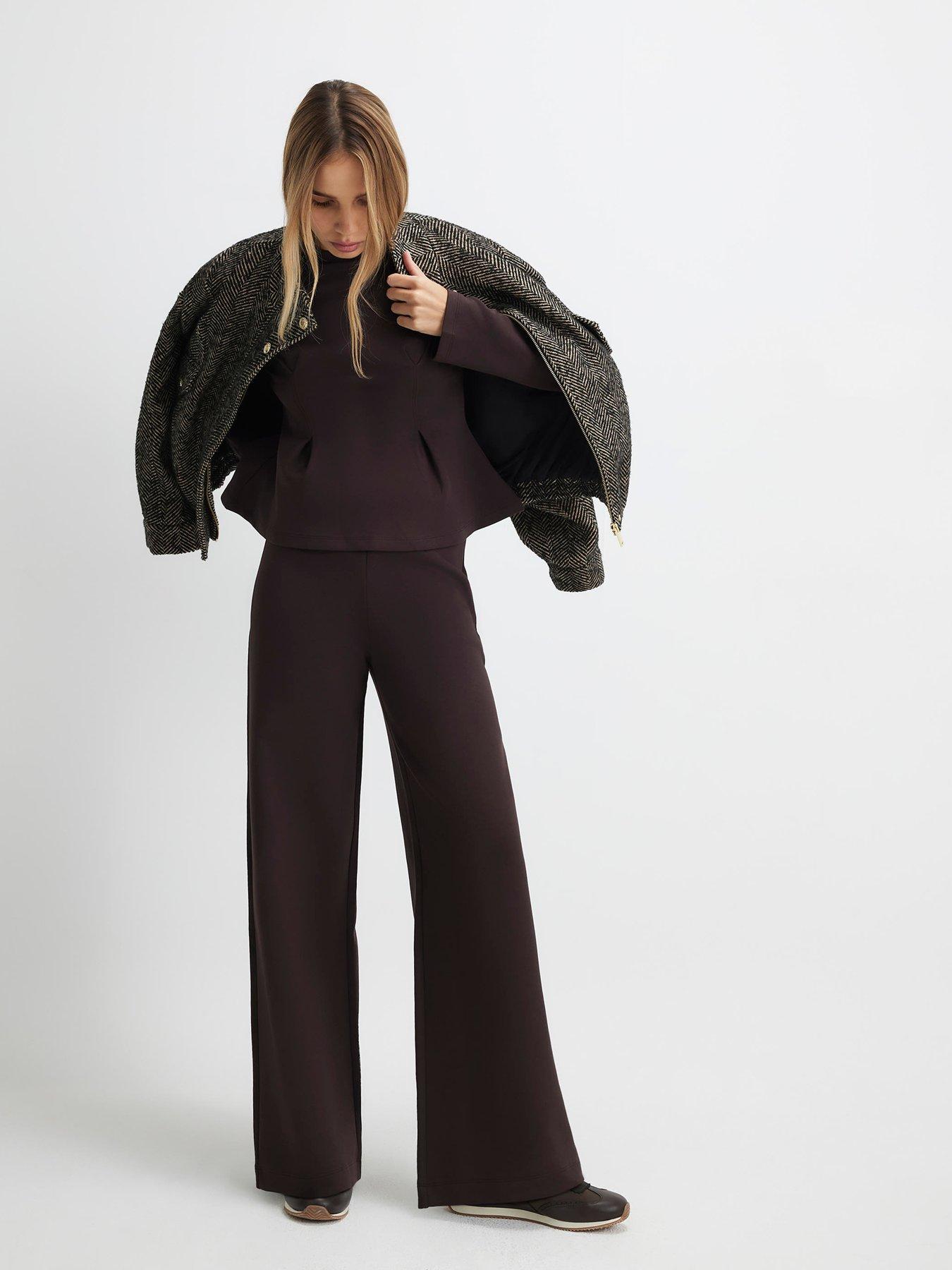 river-island-wide-leg-trouser-brown