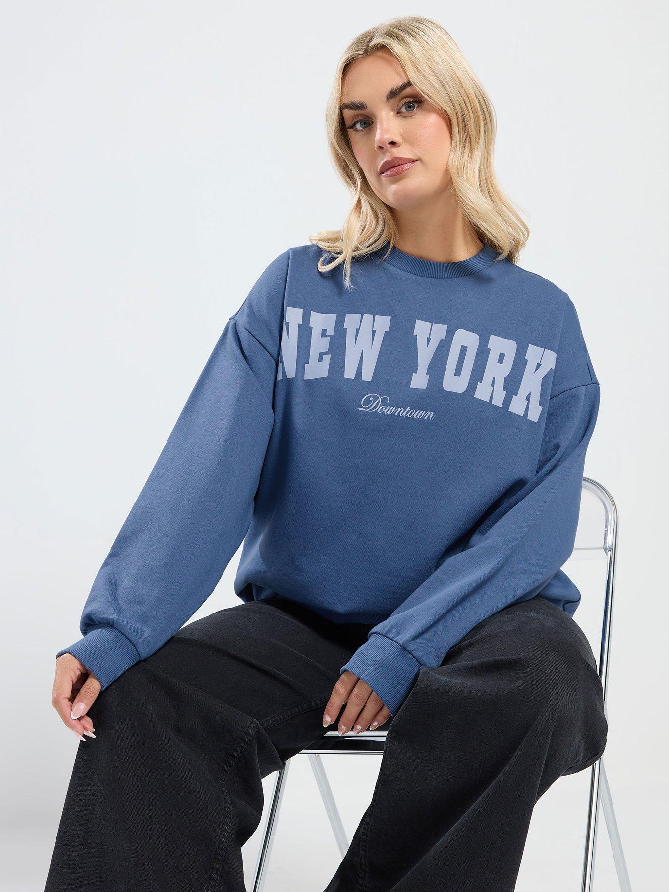 yours-curve-new-york-sweatshirt-blue