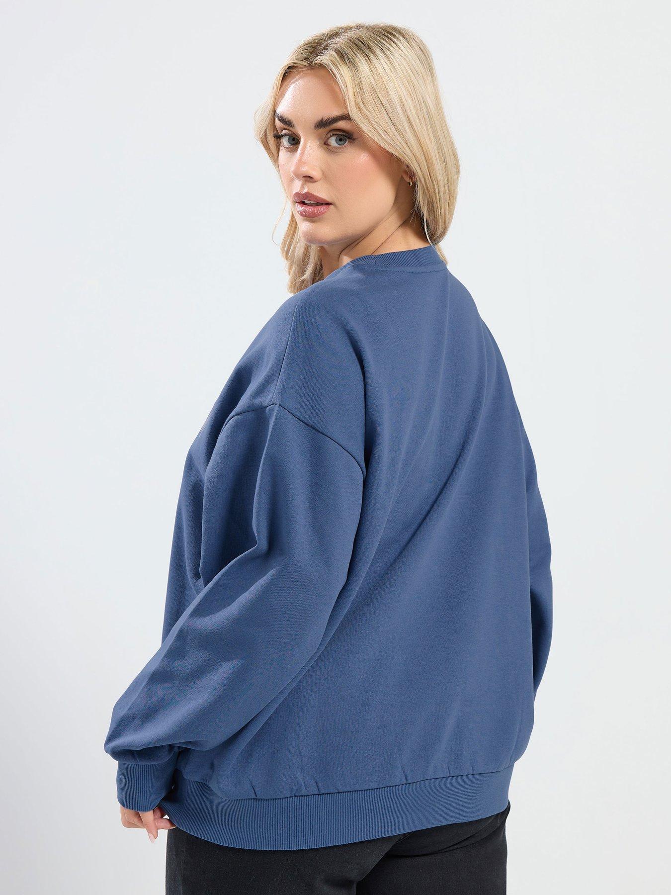 yours-curve-new-york-sweatshirt-bluestillFront
