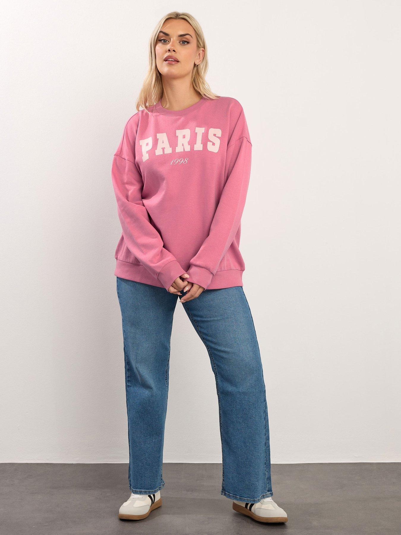 yours-curve-paris-sweatshirt-pinkback