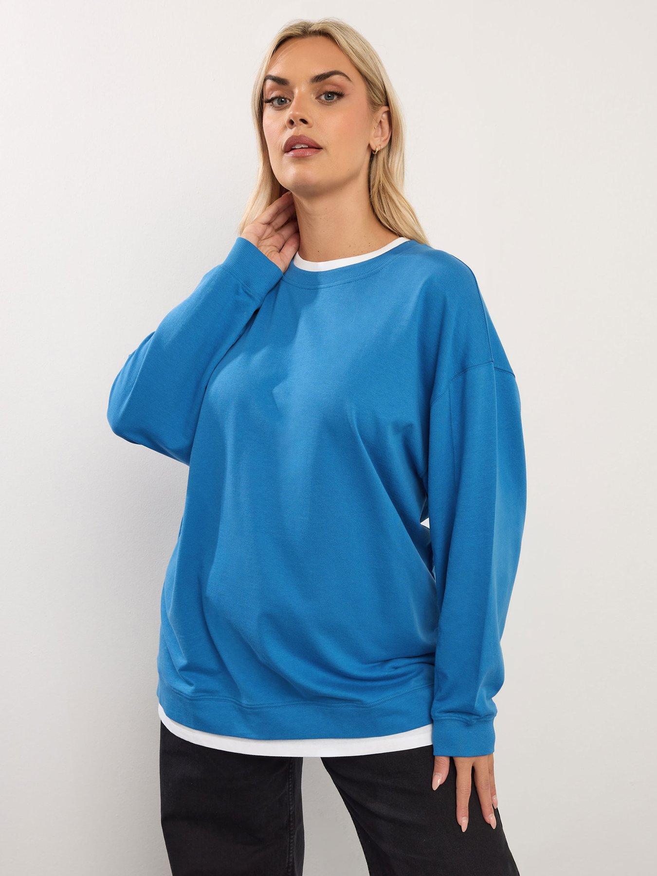 Yours Curve 2 In 1 Jumper - Blue