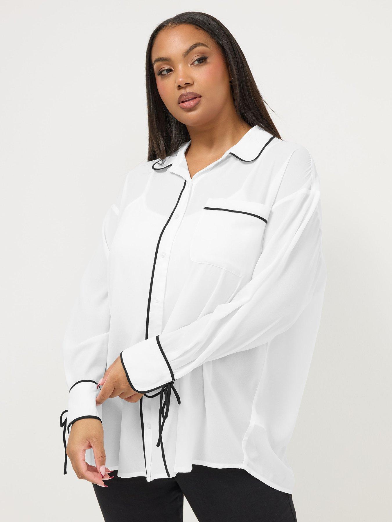 yours-curve-contrast-seam-swiss-blouse-white