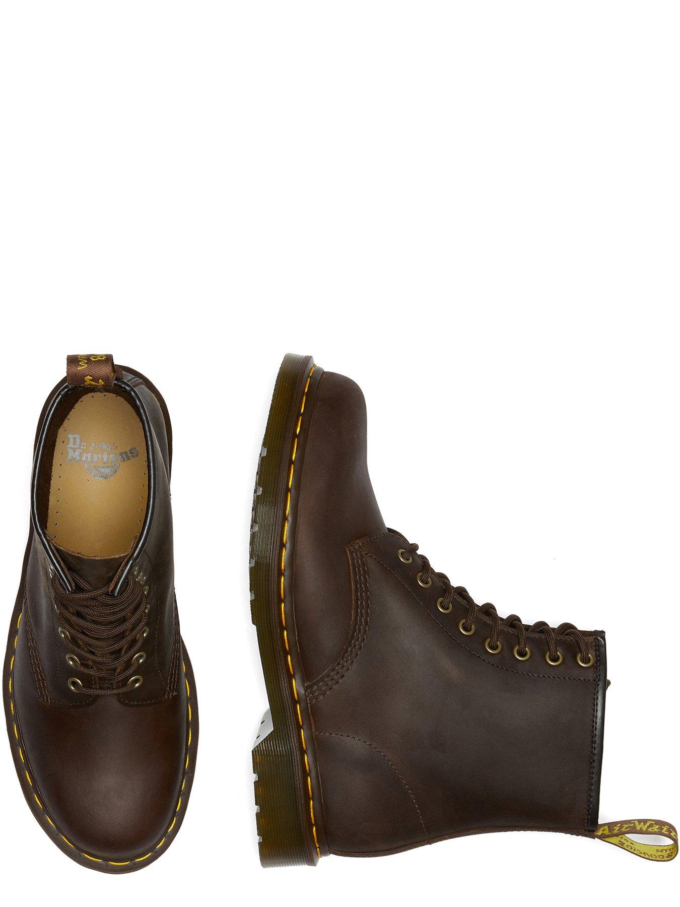 Image 5 of 7 of Dr Martens 1460 Crazy Horse Leather Lace-Up Boot&nbsp;- Dark Brown
