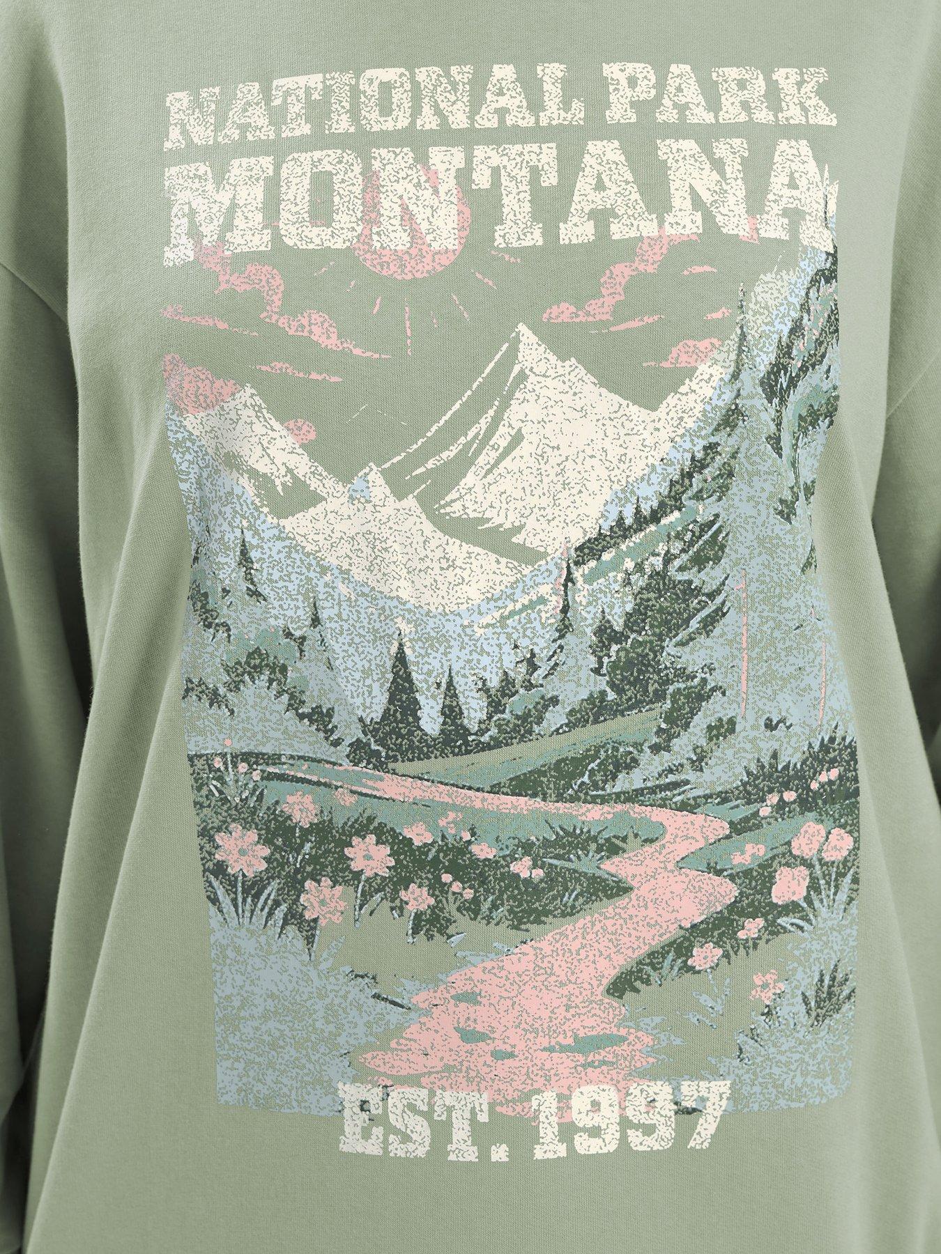 yours-curve-montana-sweatshirt-greenoutfit
