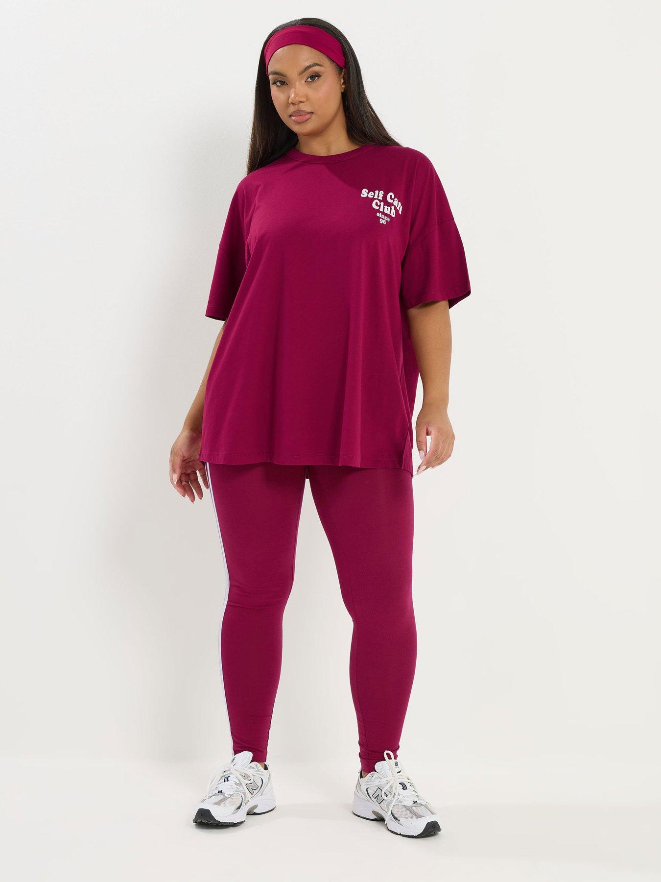 yours-curve-self-care-club-active-t-shirt-redback