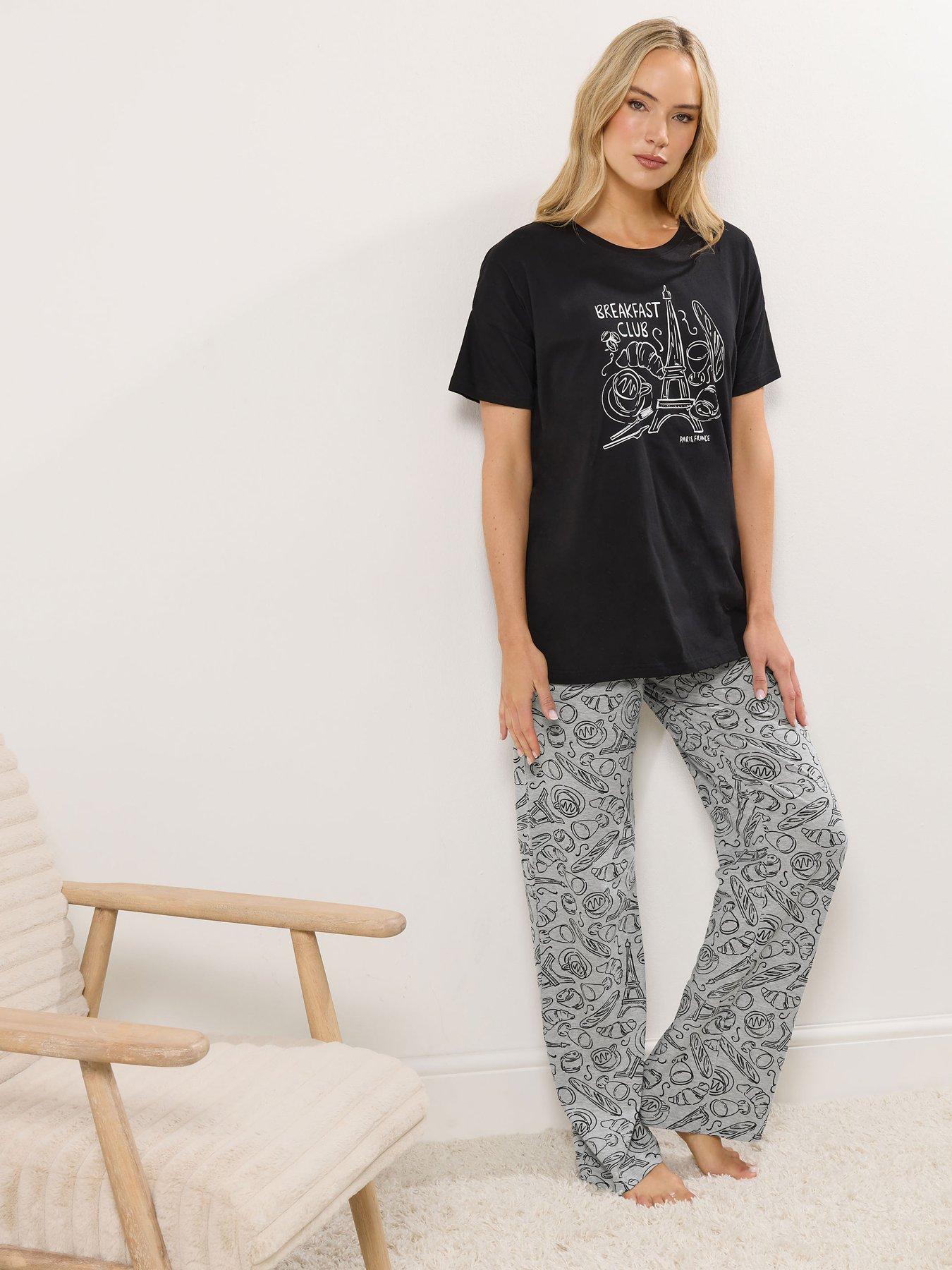 long-tall-sally-tall-breakfast-club-short-sleeve-pyjama-set-blackback