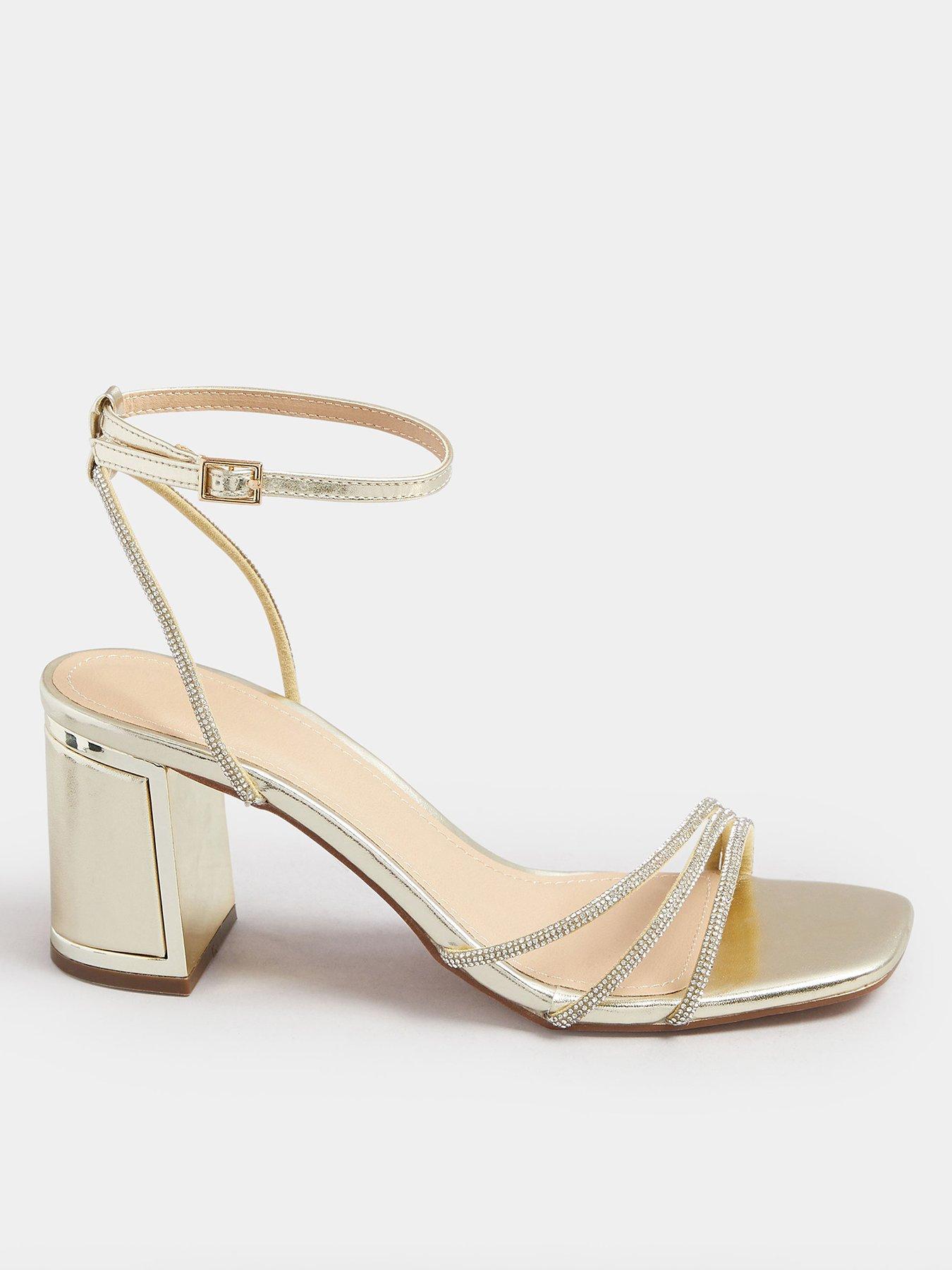 yours-standard-fit-asymmetric-glitz-block-heel-gold