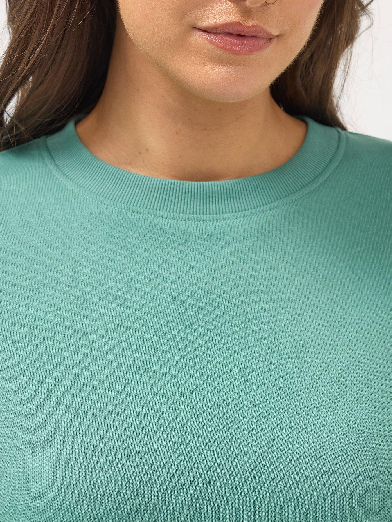 yours-curve-basic-sweatshirt-blueoutfit