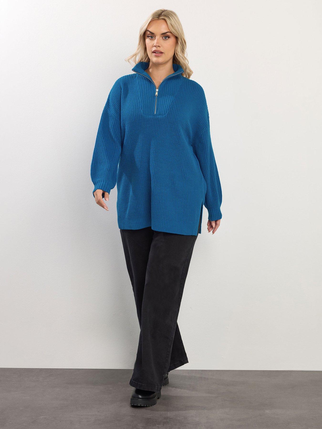 yours-curve-quarter-zip-jumper-blueback