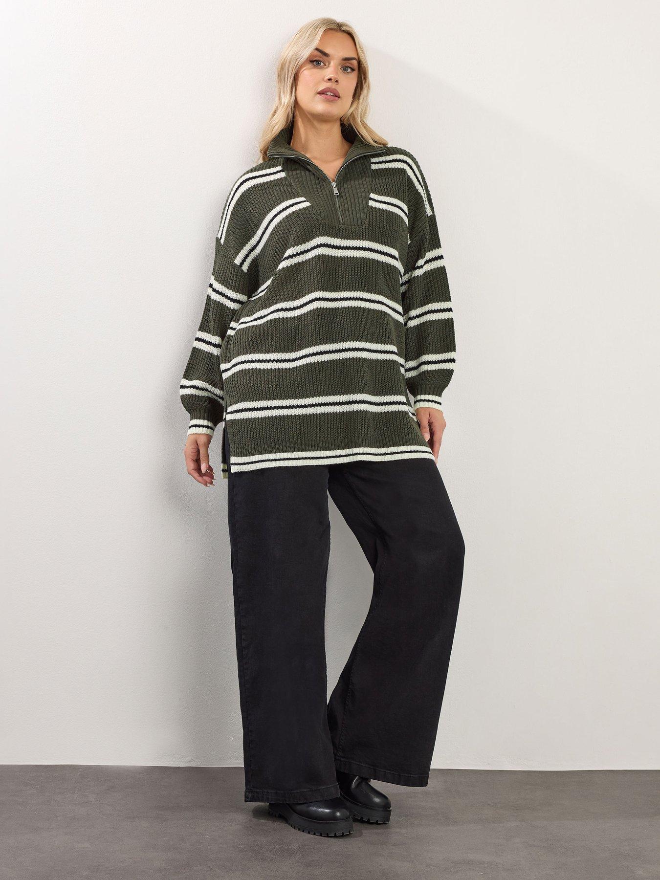 yours-curve-quarter-zip-jumper-greenback