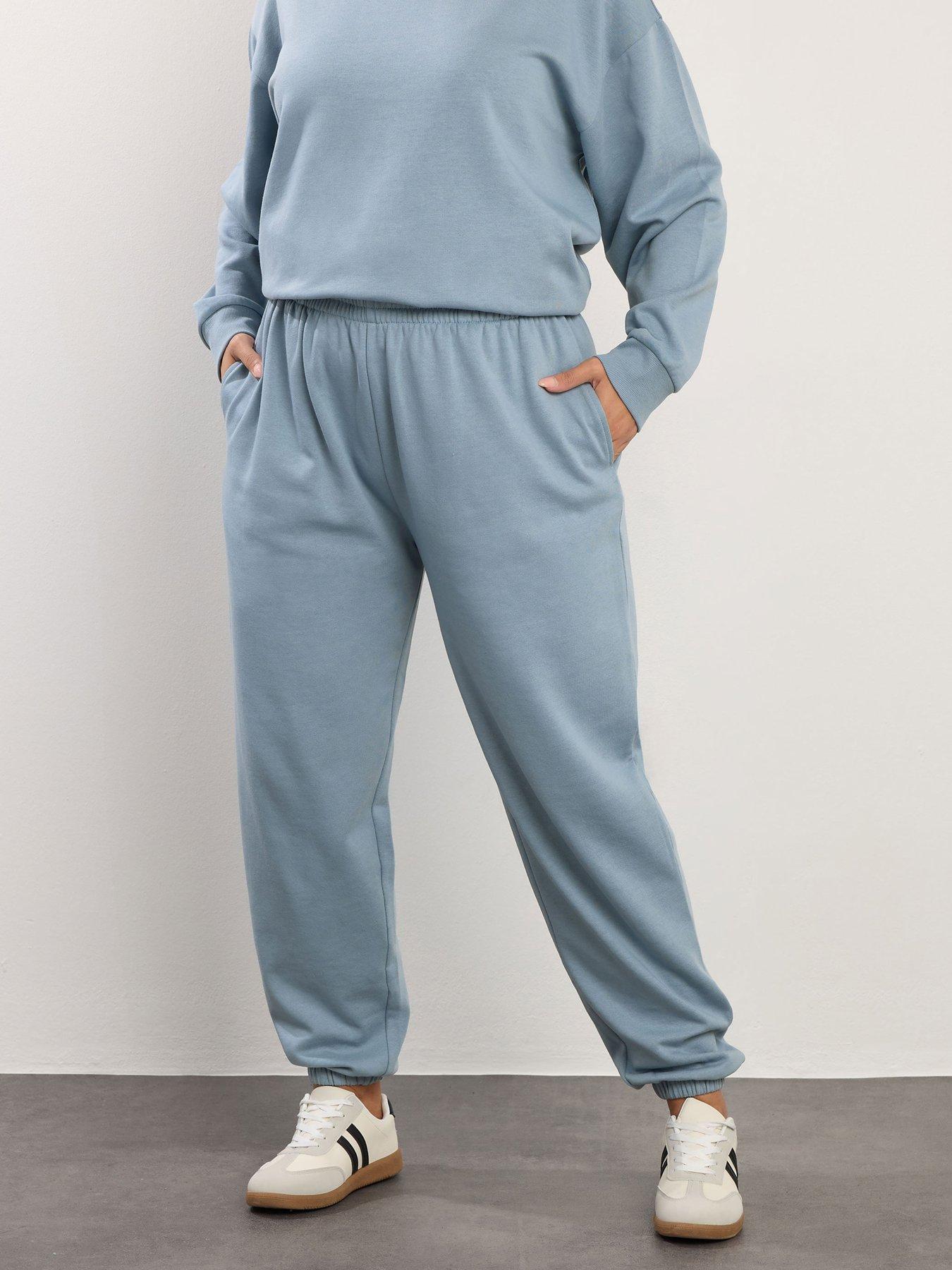 yours-curve-cuffed-jogger-blue