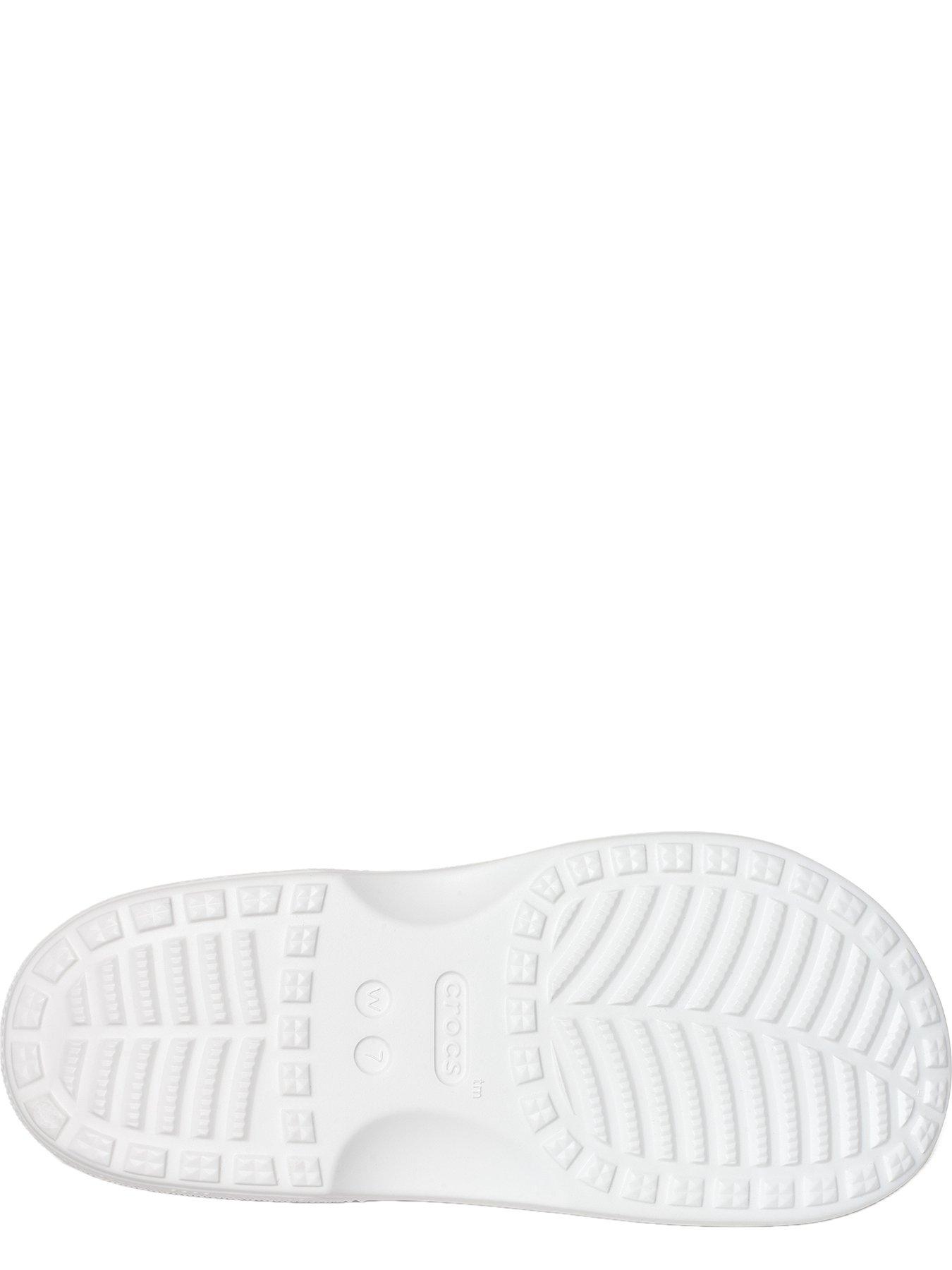 Image 5 of 6 of Crocs Classic Buckle Sandal - White