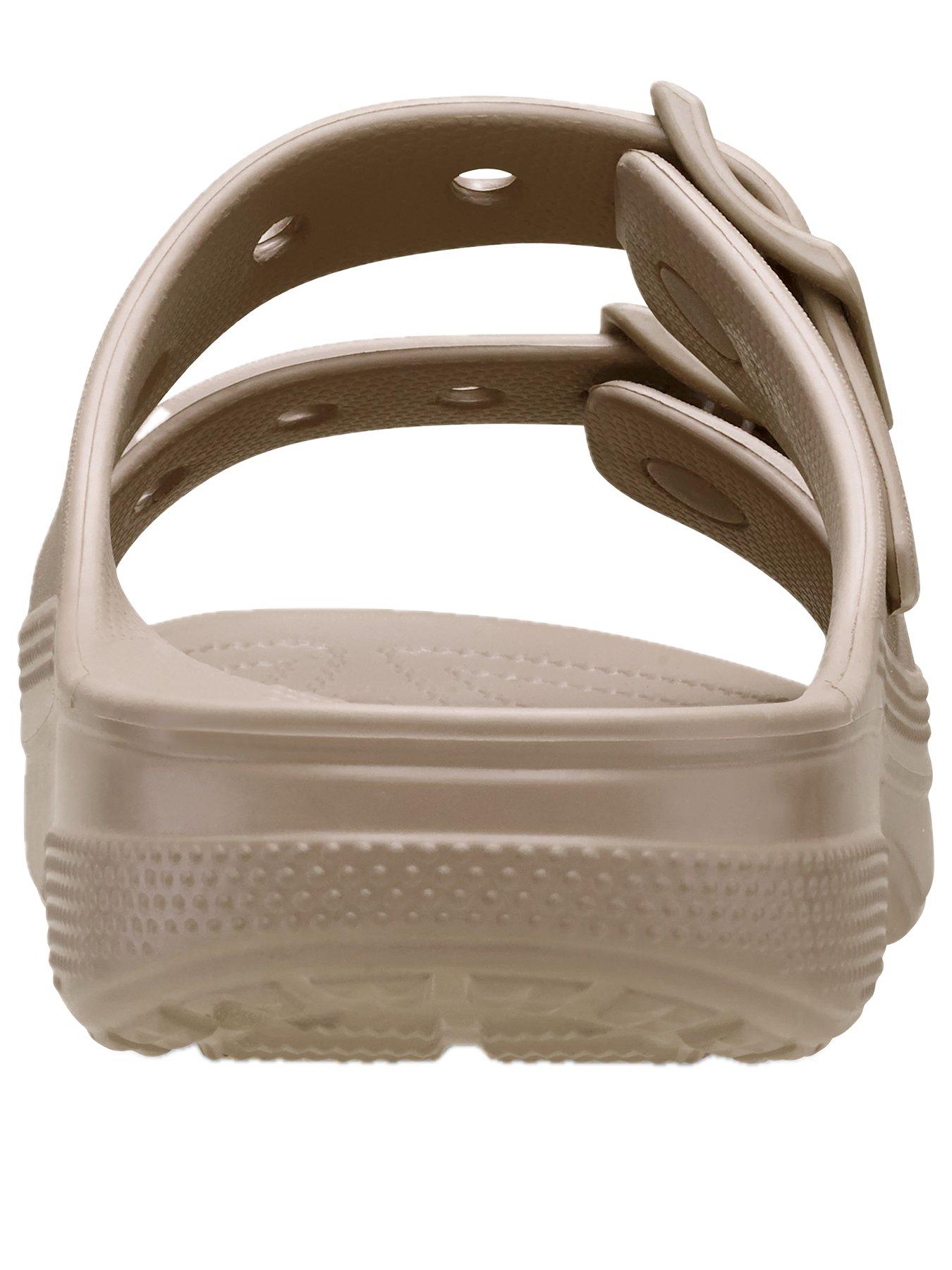 Image 3 of 6 of Crocs Classic Buckle Sandal - Taupe
