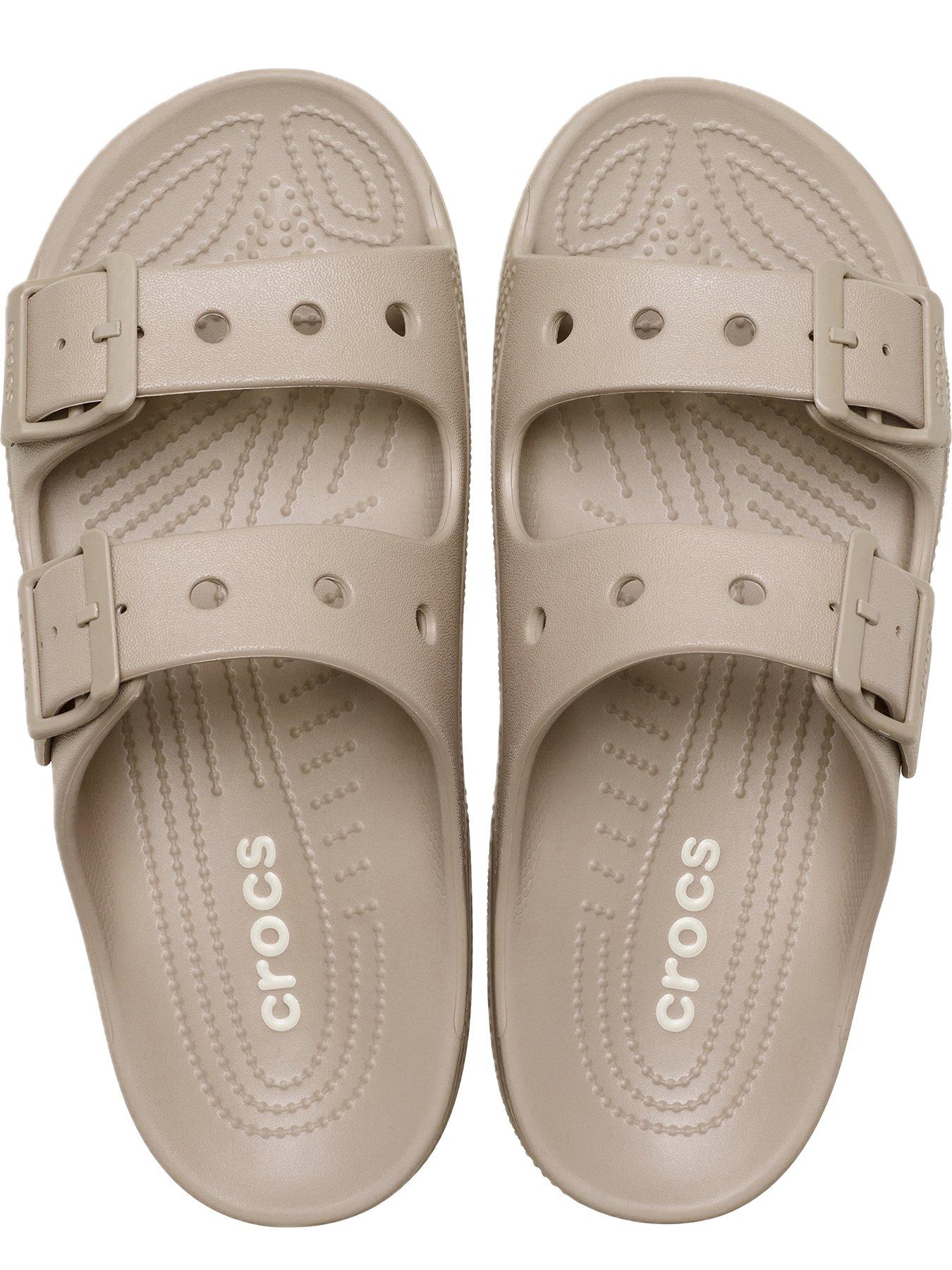 Image 4 of 6 of Crocs Classic Buckle Sandal - Taupe
