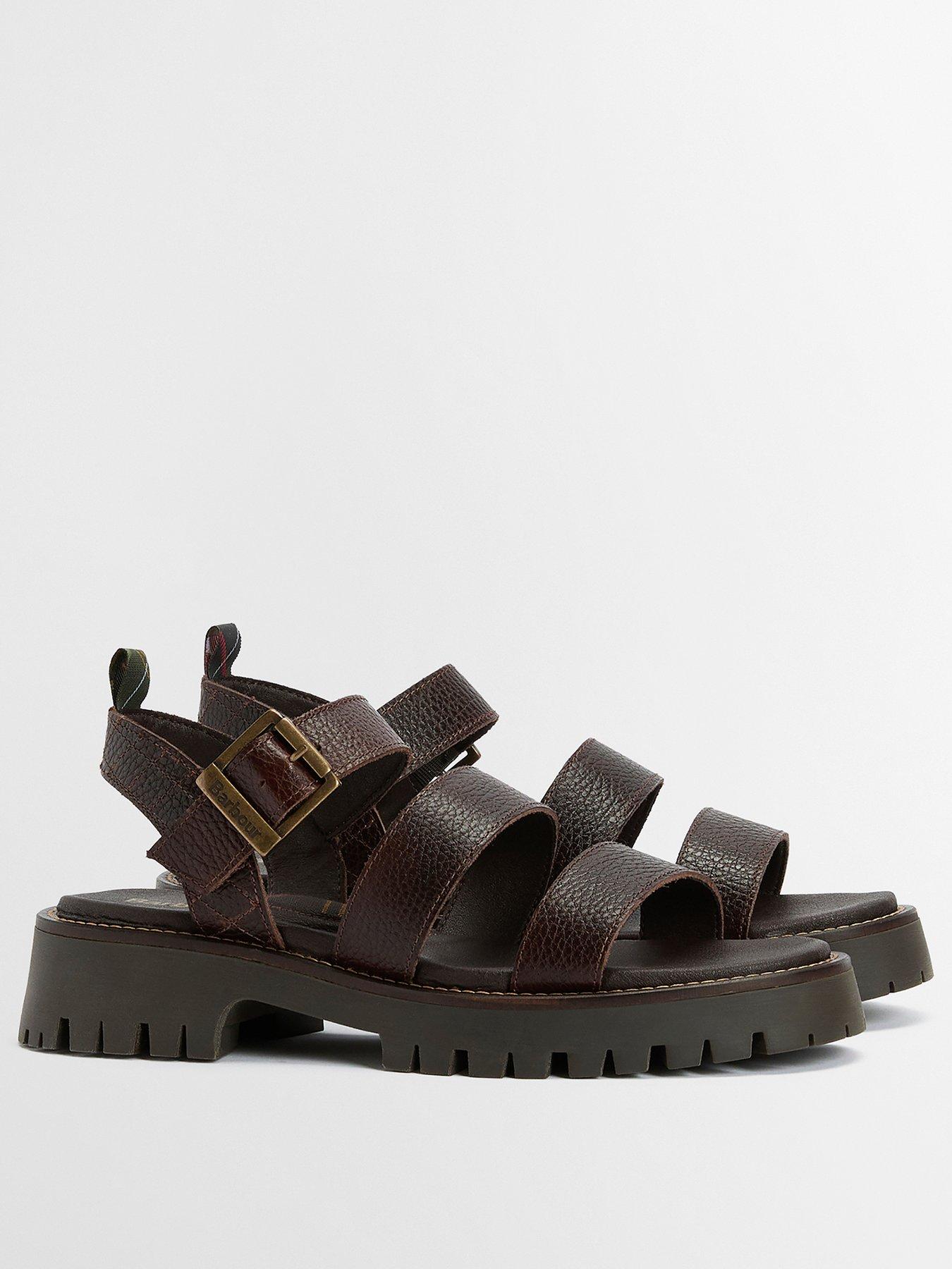 Image 2 of 3 of Barbour Gabby Sandal - Dark Brown