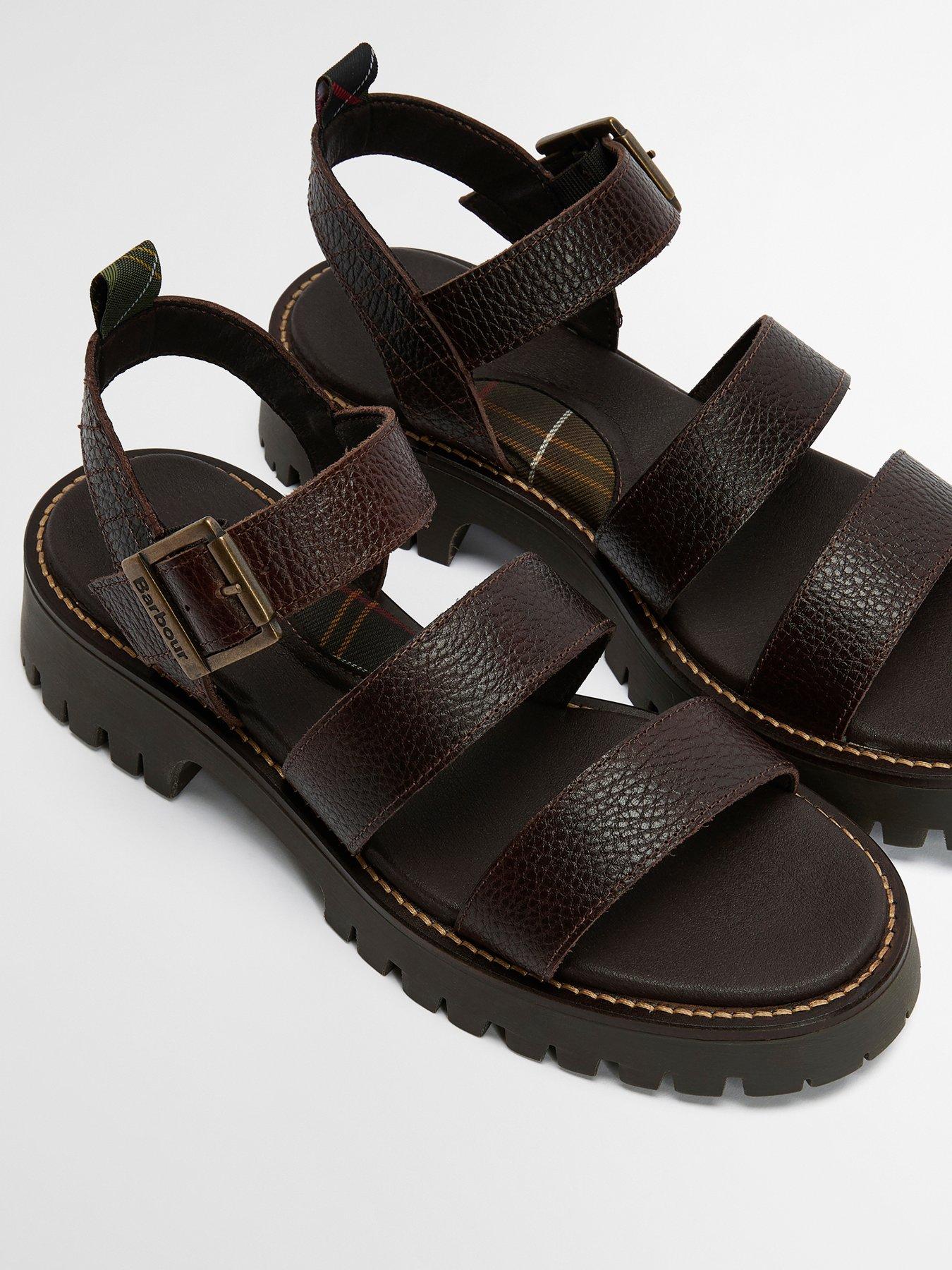 Image 3 of 3 of Barbour Gabby Sandal - Dark Brown