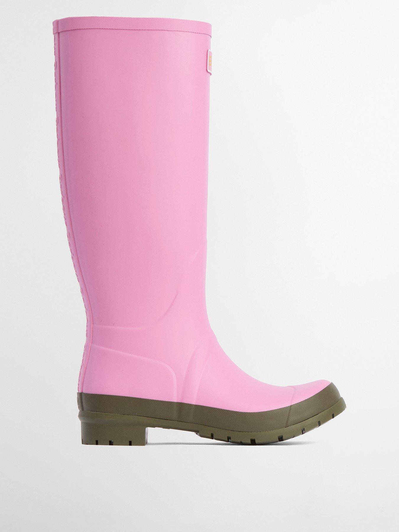 Image 1 of 3 of Barbour Abbey Tall Welly - Pink
