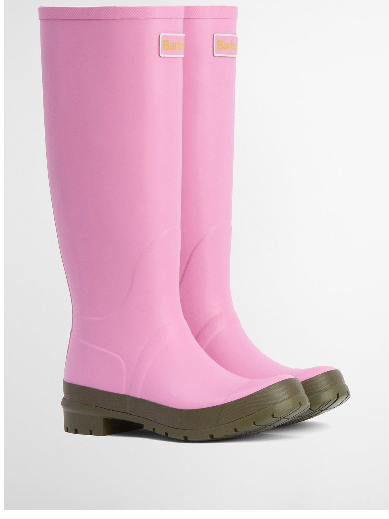 Image 2 of 3 of Barbour Abbey Tall Welly - Pink