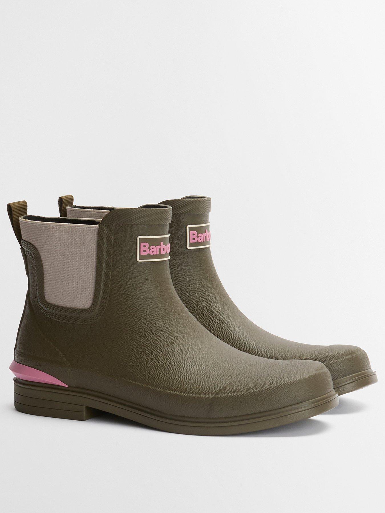 barbour-abbeyfield-welly-olivestillFront
