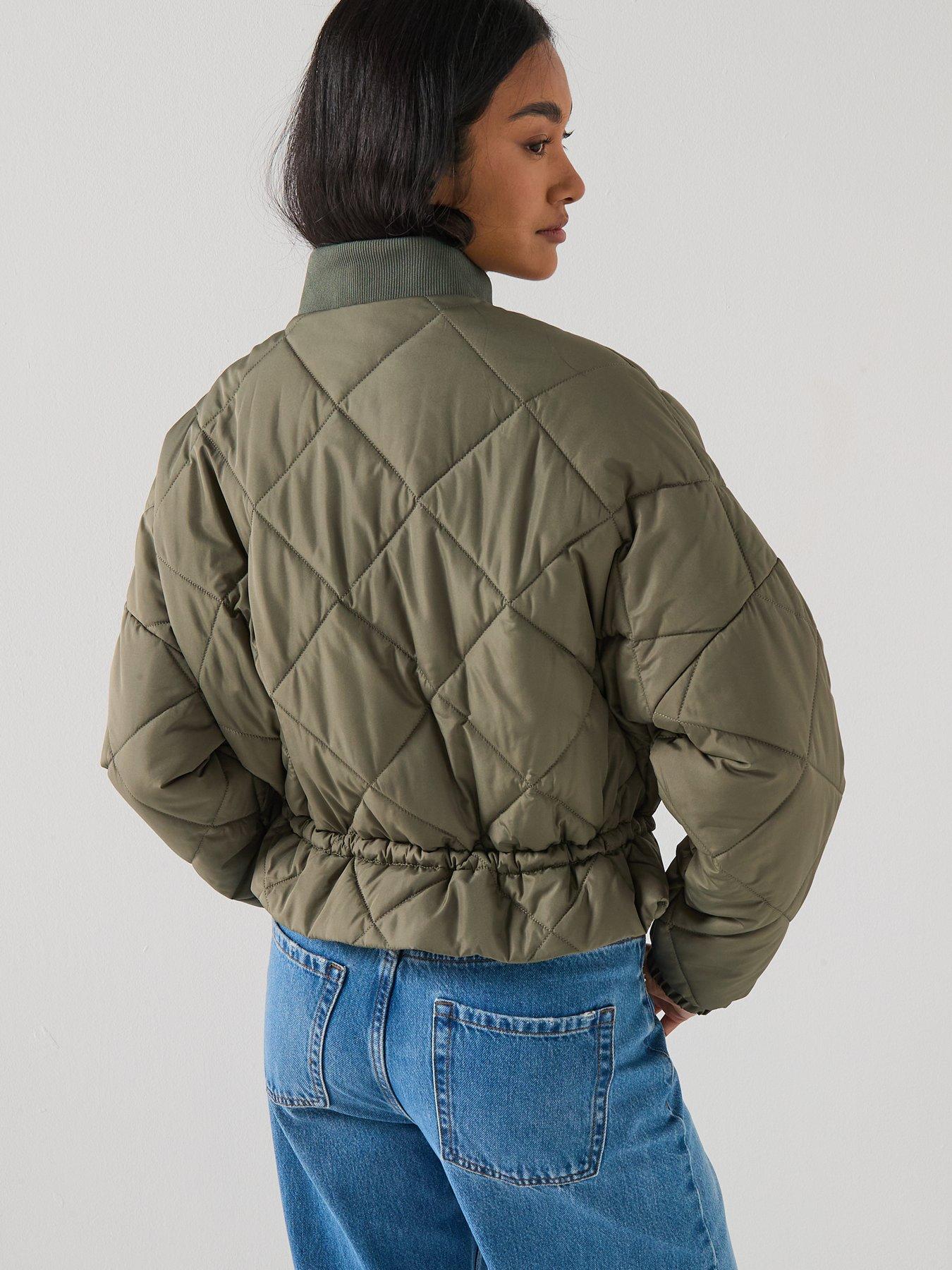 Image 2 of 6 of Barbour International B.intl Pagan Quilted Jacket - Green
