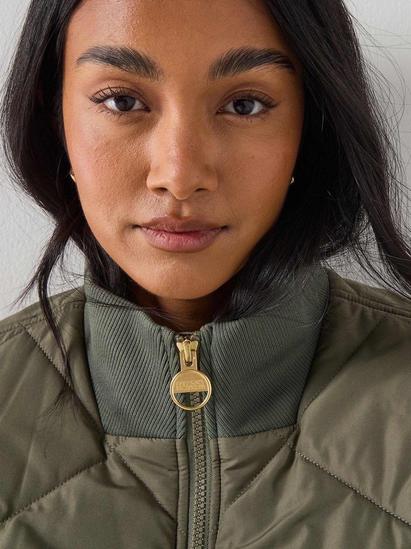 Image 4 of 6 of Barbour International B.intl Pagan Quilted Jacket - Green