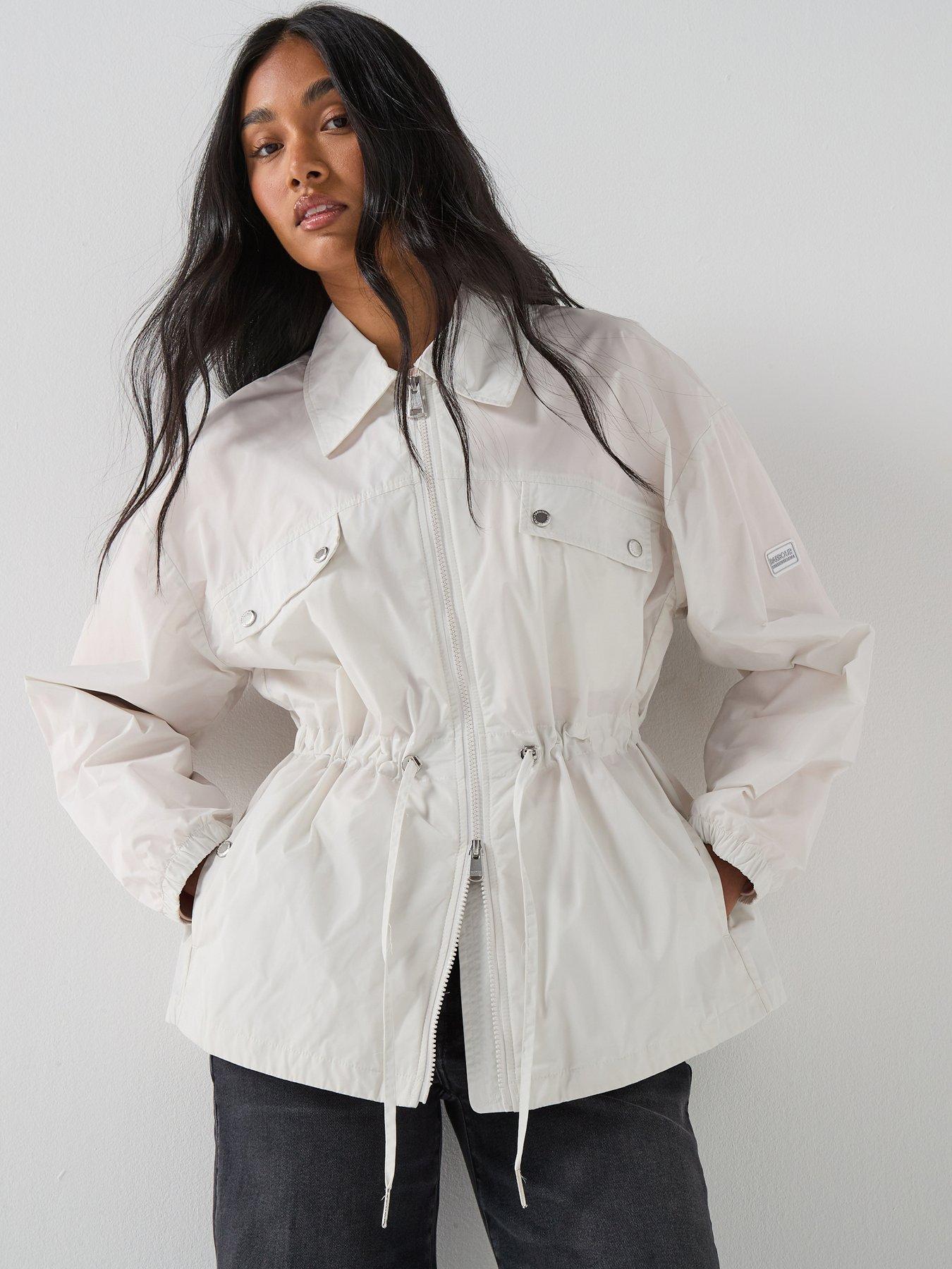 Barbour International B.intl Octavia Showerproof Jacket - White