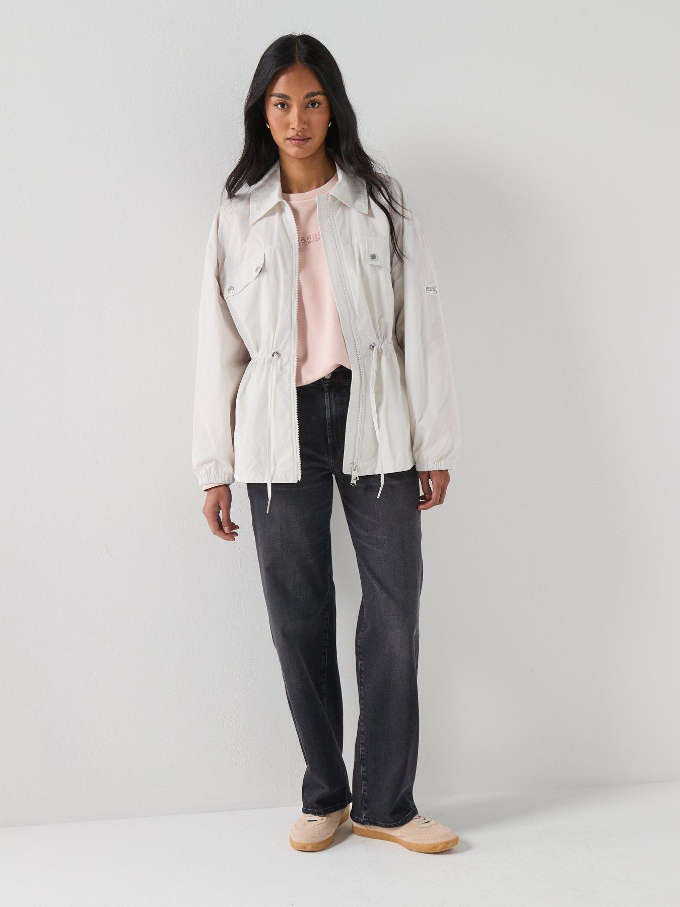 Image 3 of 6 of Barbour International Womens Octavia Showerproof Jacket - Grey