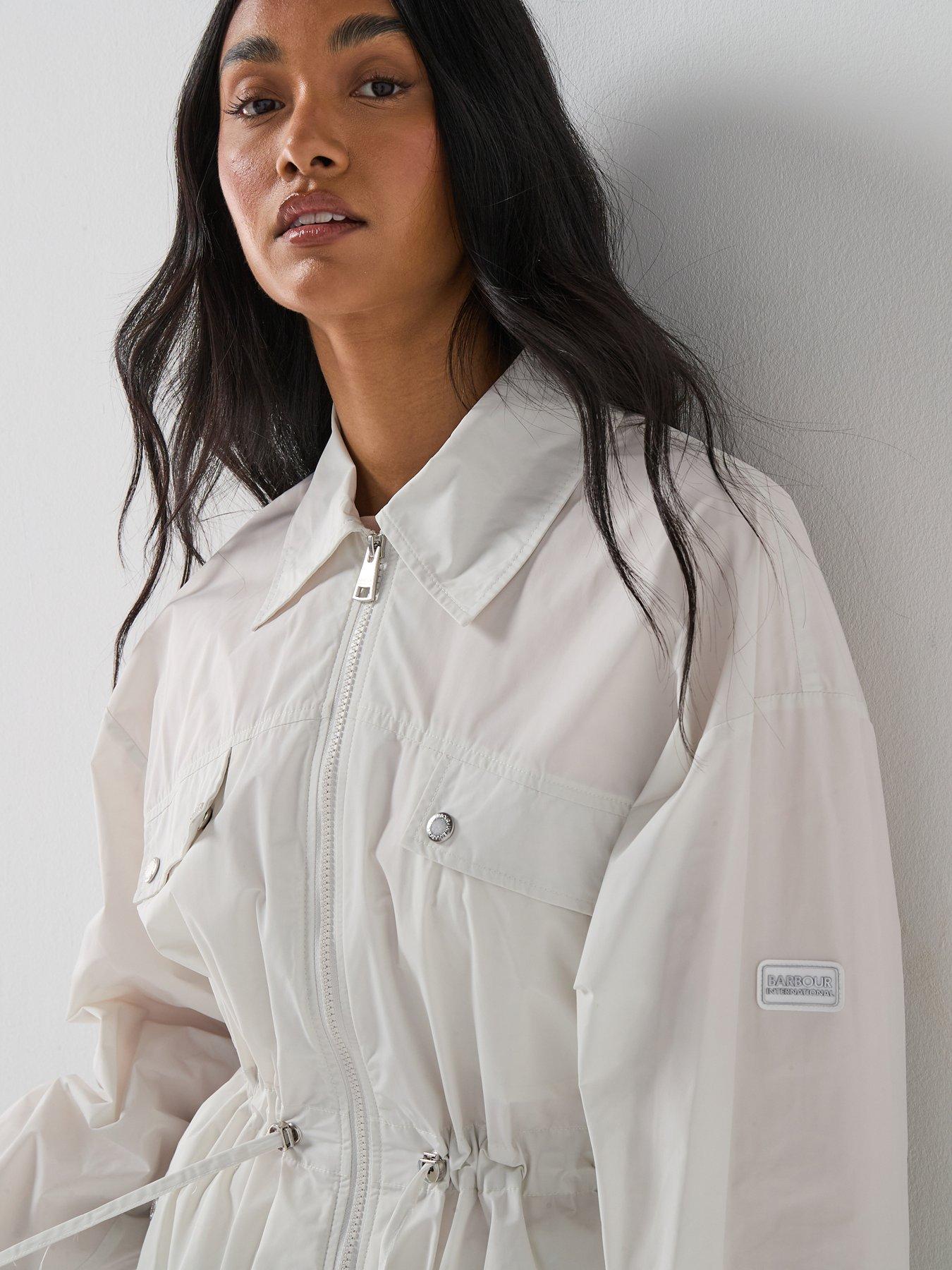 Image 4 of 6 of Barbour International Womens Octavia Showerproof Jacket - Grey