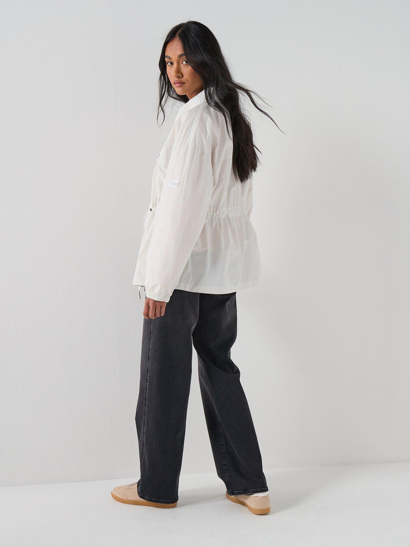 Image 5 of 6 of Barbour International Womens Octavia Showerproof Jacket - Grey
