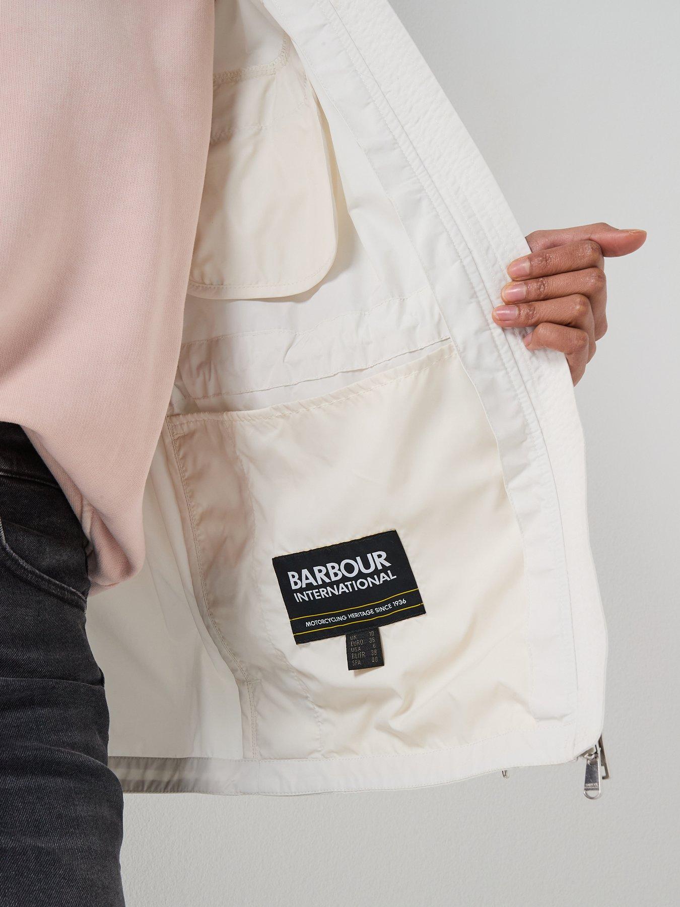 Image 6 of 6 of Barbour International Womens Octavia Showerproof Jacket - Grey