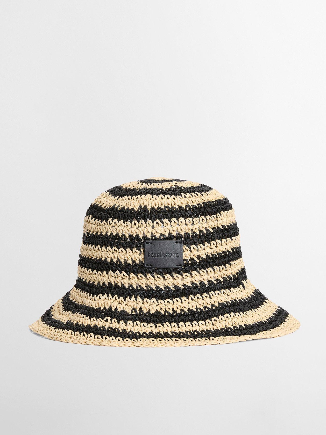 Barbour Annie Crochet Hat - Ecru/Black
