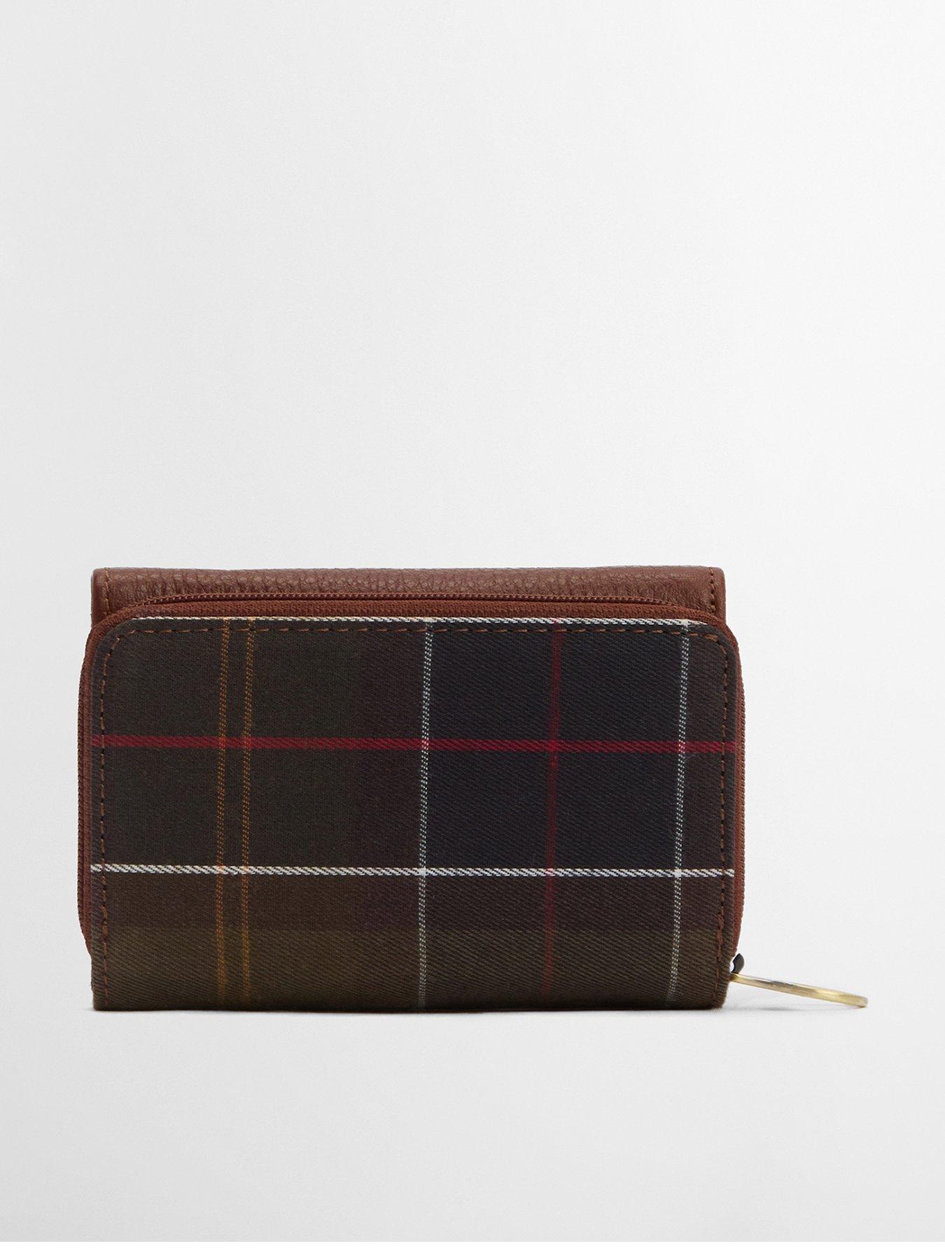 Barbour Rosa Leather French Purse - Brown/classic