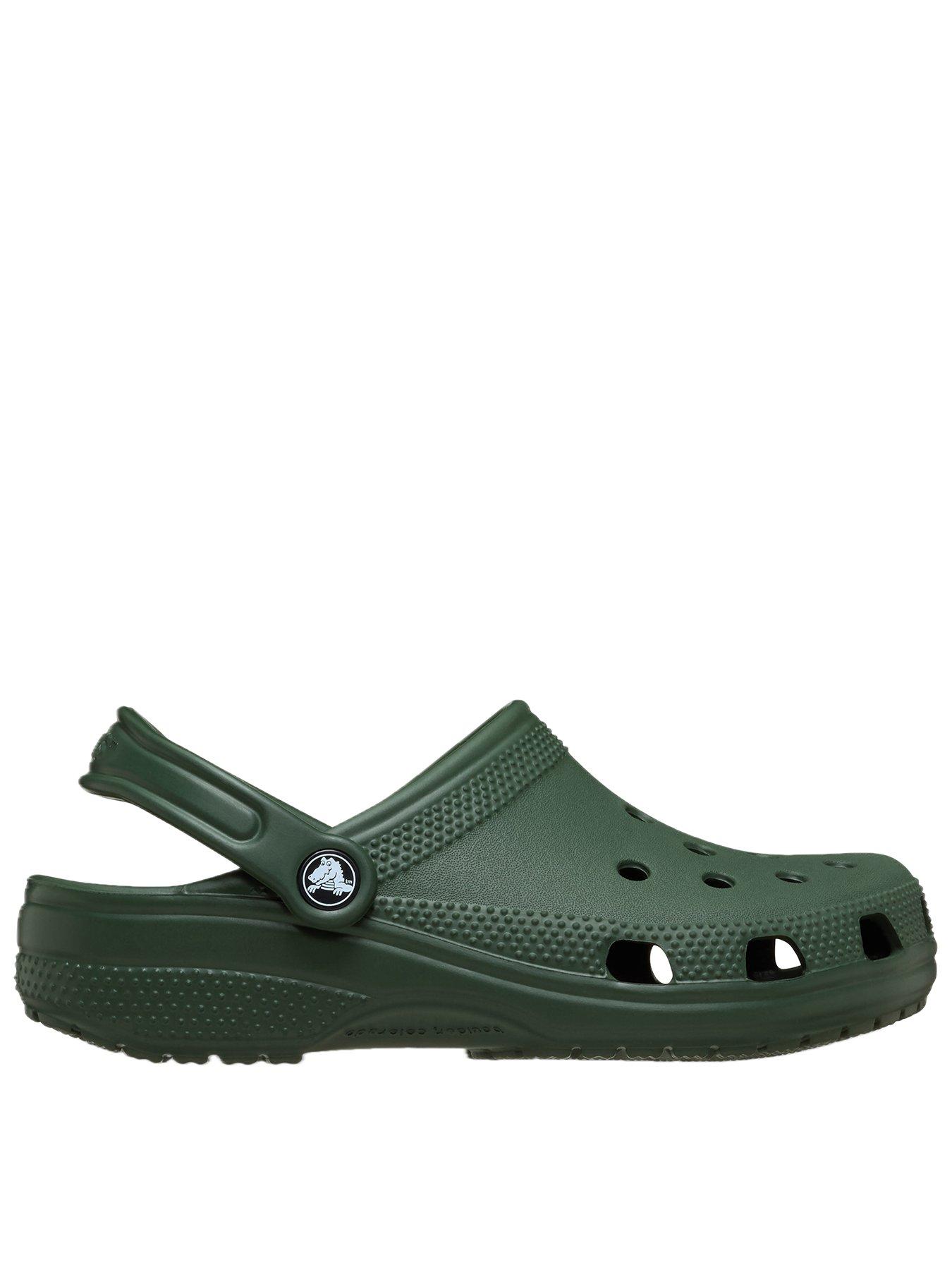 crocs-classic-clogs-field-greenfront