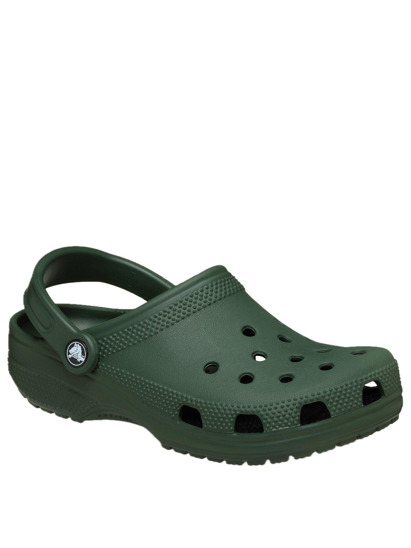 crocs-classic-clogs-field-greenstillFront