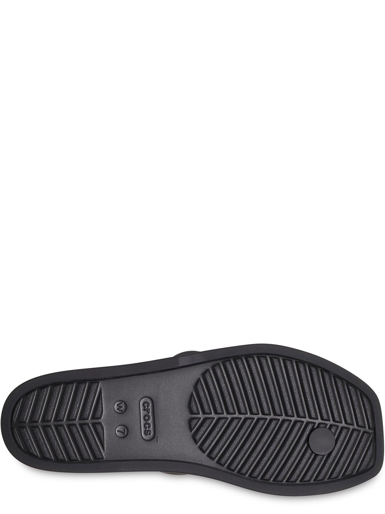 crocs-miami-toe-loop-sandal-blackdetail
