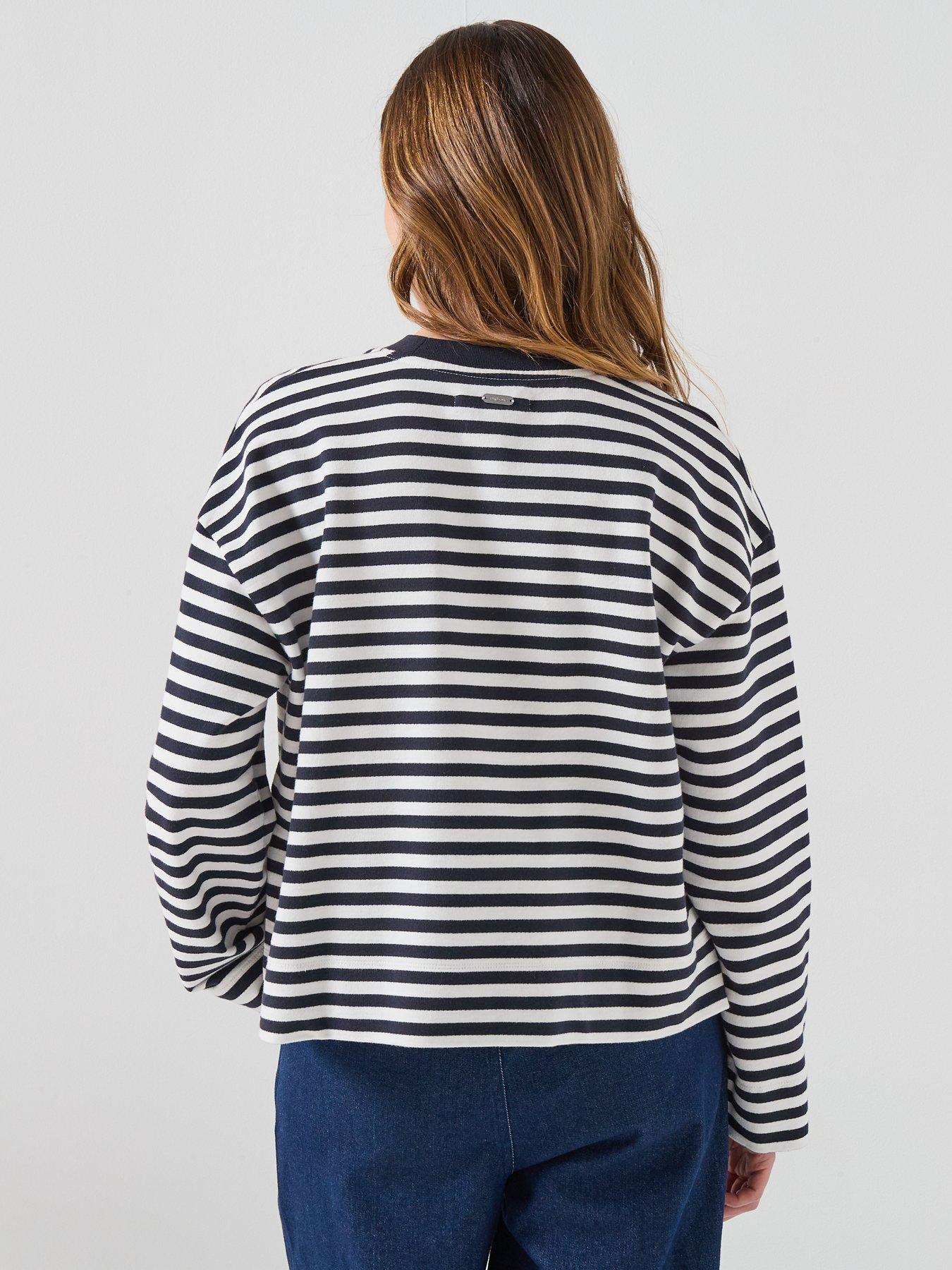 Image 2 of 6 of Barbour Gabby Sweatshirt - Navy