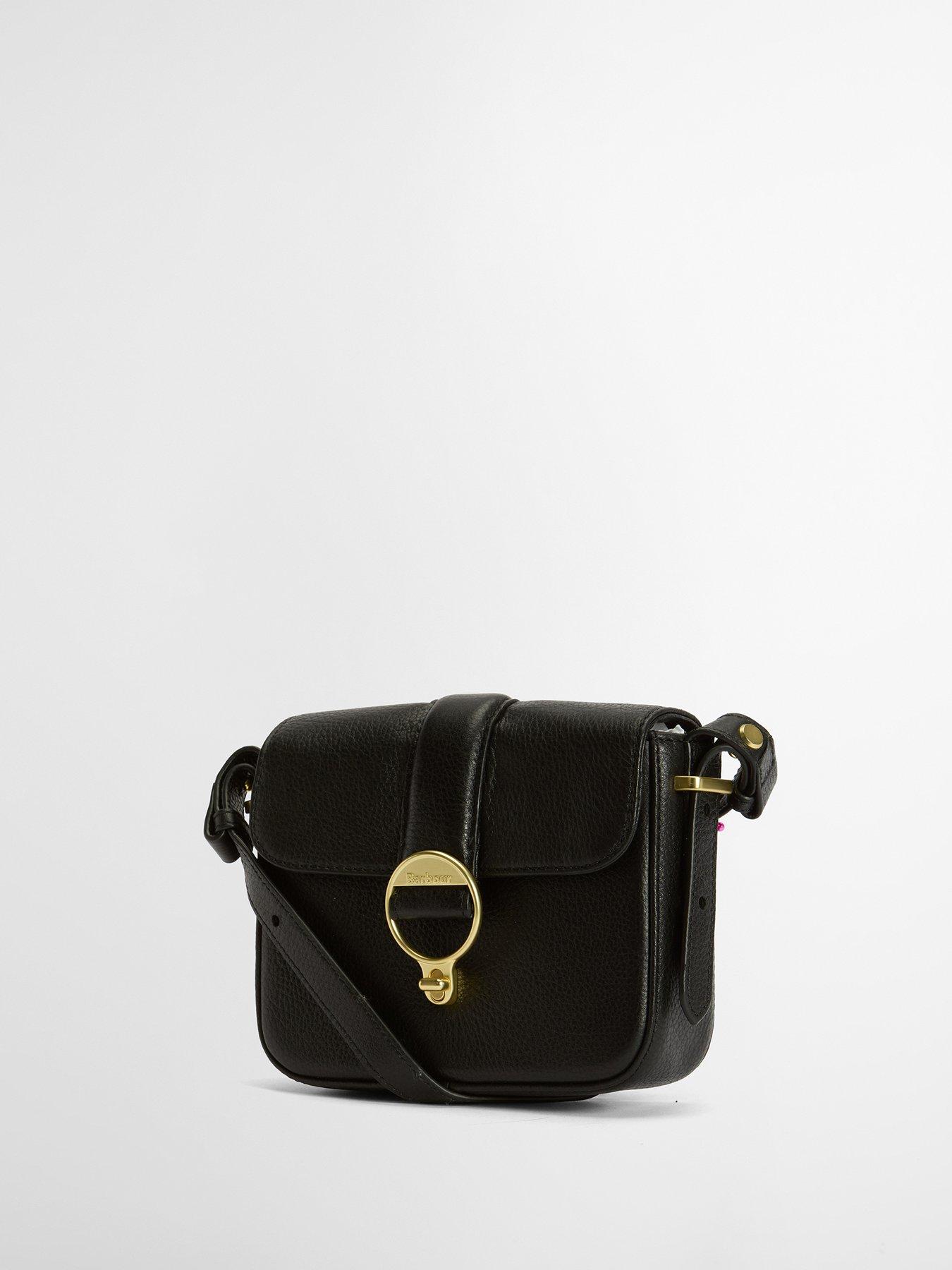 Image 2 of 3 of Barbour Mini Rosa Leather Crossbody Bag - Black