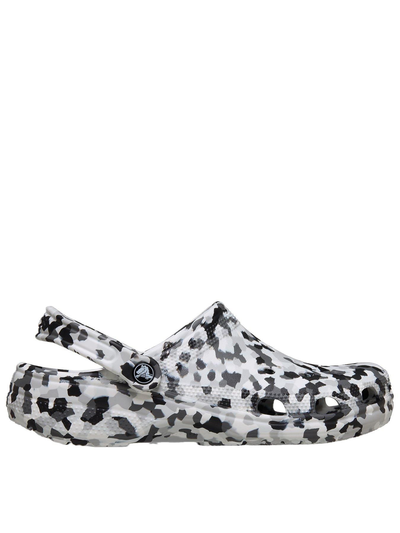 Image 1 of 6 of Crocs Classic Confetti Clog - Black/White